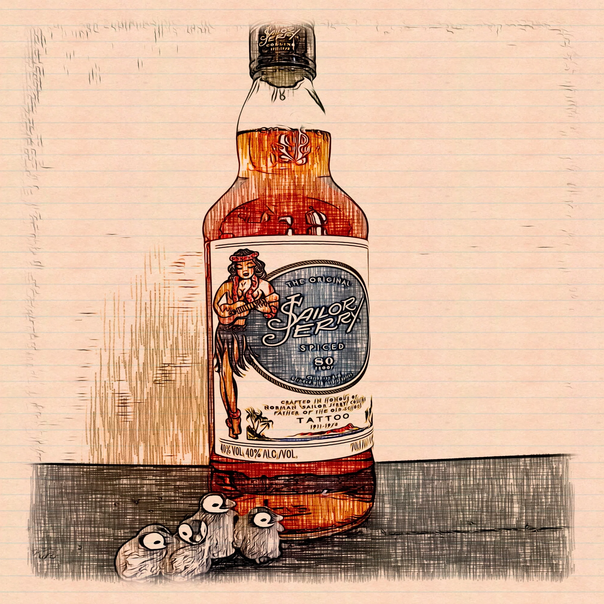 SAILOR JERRY Spiced タトゥーアーティスト セーラー・ジェリーの名前 