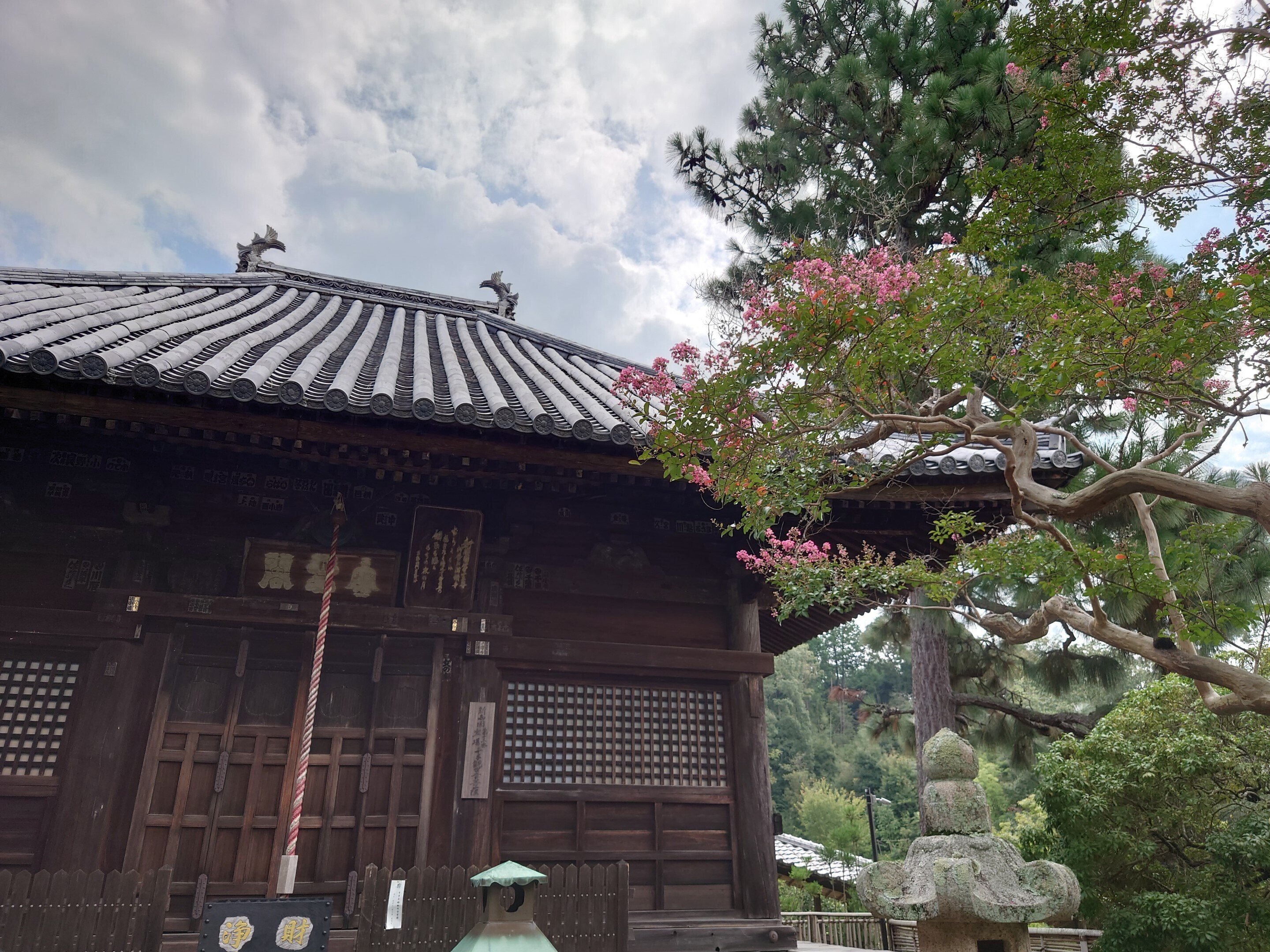 油絵 風景画 西琳寺のサルスベリ【8月】 シスレー《ポールマルリの風景》F6 | 手描き油絵複製画 - 柔らか