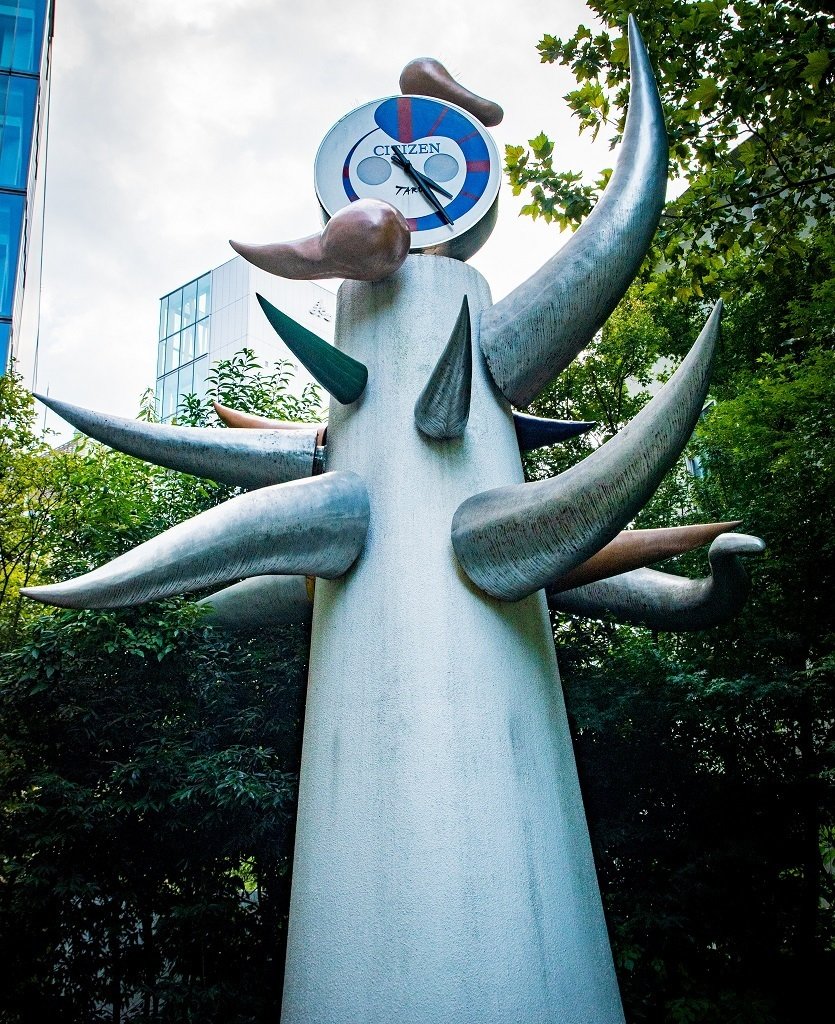 岡本太郎　歓心　時計　持田製薬　非売品 希少 レア リコー 大阪万博記念 EXPO'70 岡本太郎 手巻き シルバー