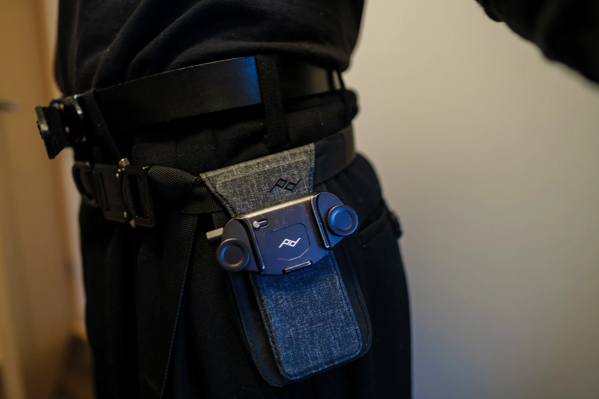 The bagjack Cobra buckle belt was great for attaching a camera to