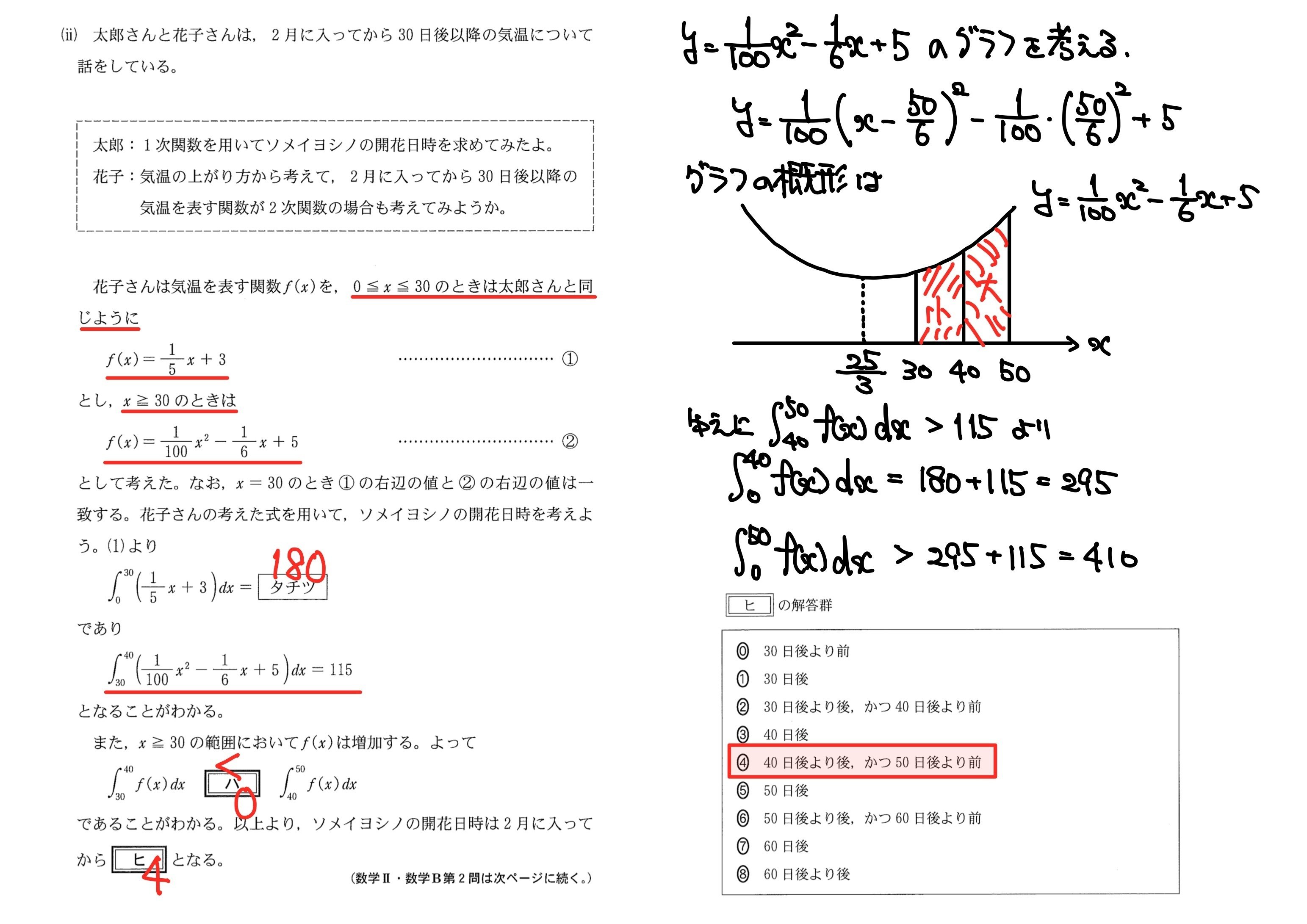 2023共通テスト数学ⅡB解説｜たまお