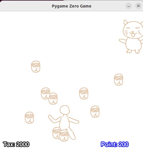 Pygame Zeroでゲーム作り｜友音