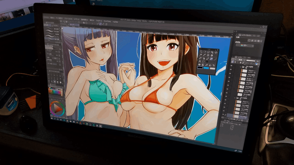 中華液タブGAOMON PD2200を買ってみた（中編）｜月見ちる