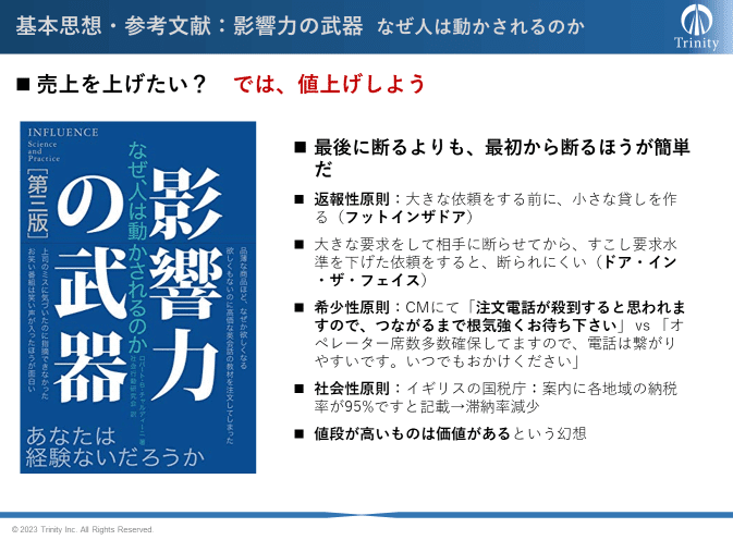 影響力の武器・概要