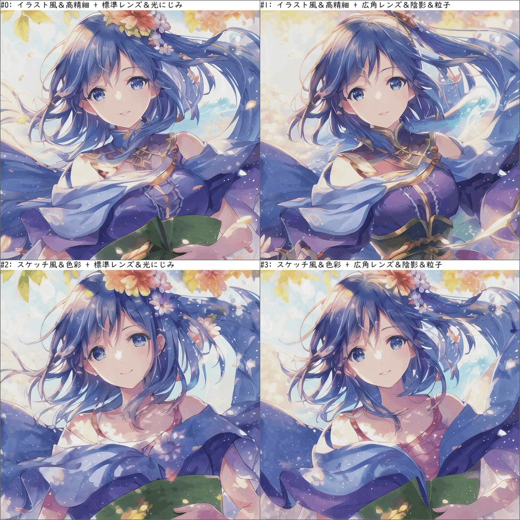 Stable Diffusionを使ったイラスト作成の記録（13） ～ 画質タグの