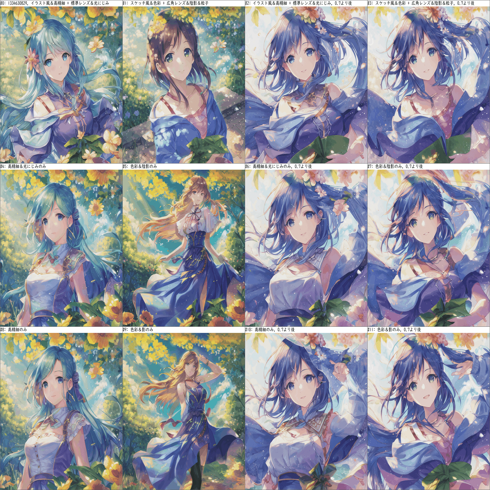 Stable Diffusionを使ったイラスト作成の記録（13） ～ 画質タグの