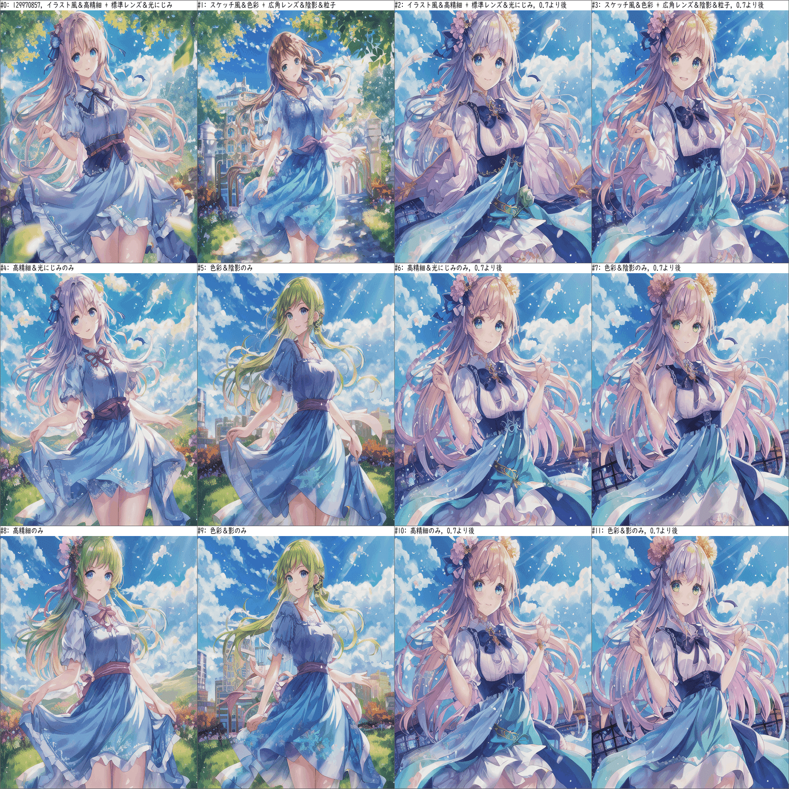 Stable Diffusionを使ったイラスト作成の記録（13） ～ 画質タグの