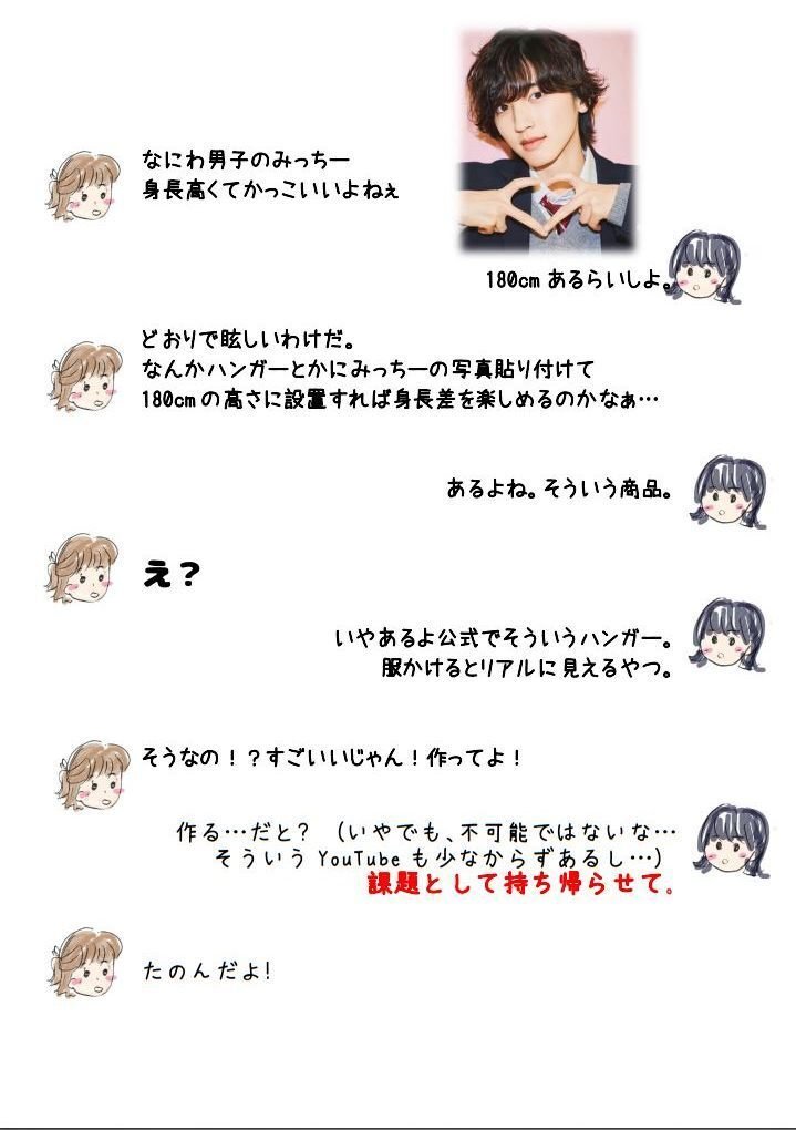 なにわ男子 みっちーのフォトハンガーを作ってみた話｜CHIMNEY