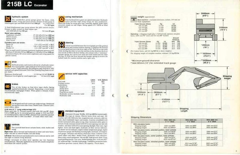 Caterpillar 215B LC Cat 215B LC Excavator｜建設機械化ライブラリー｜note