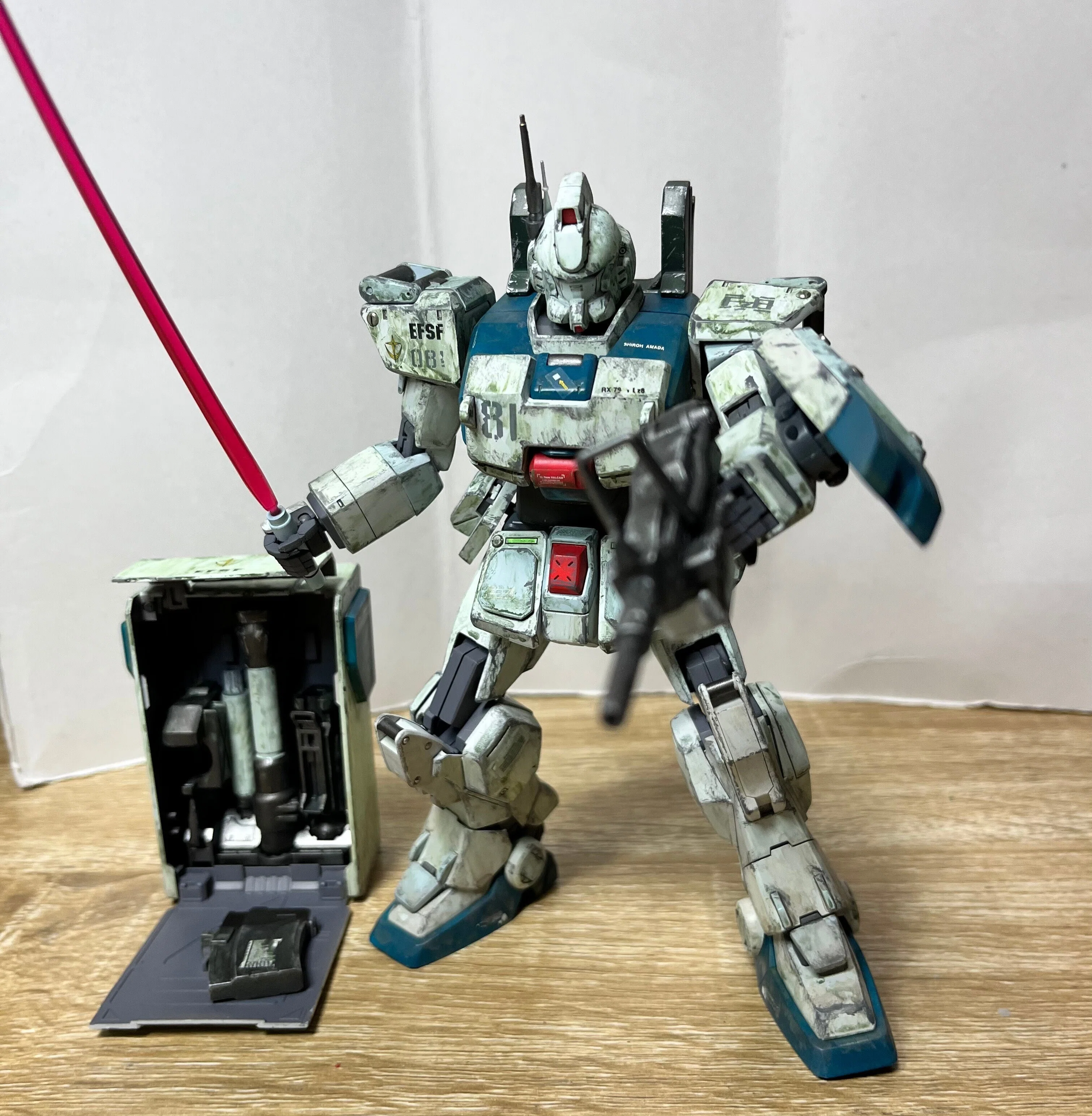 制作記）ガンダムez8 その5 ～汚し完了(END)～｜スノやん@ガンプラドラマー