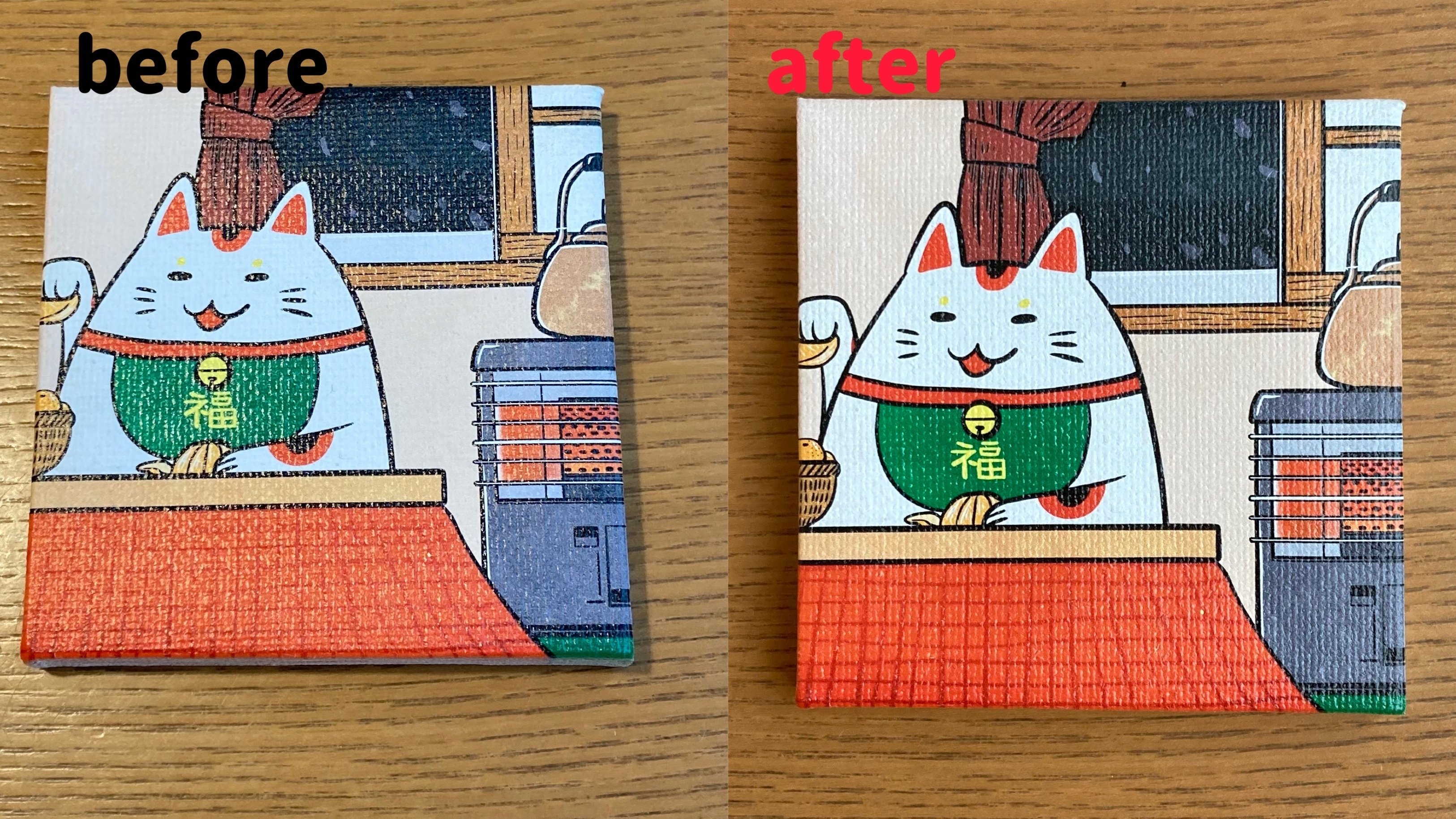適当だけどそれなりに見えるグッズの写真撮影術【ミニキャンバス