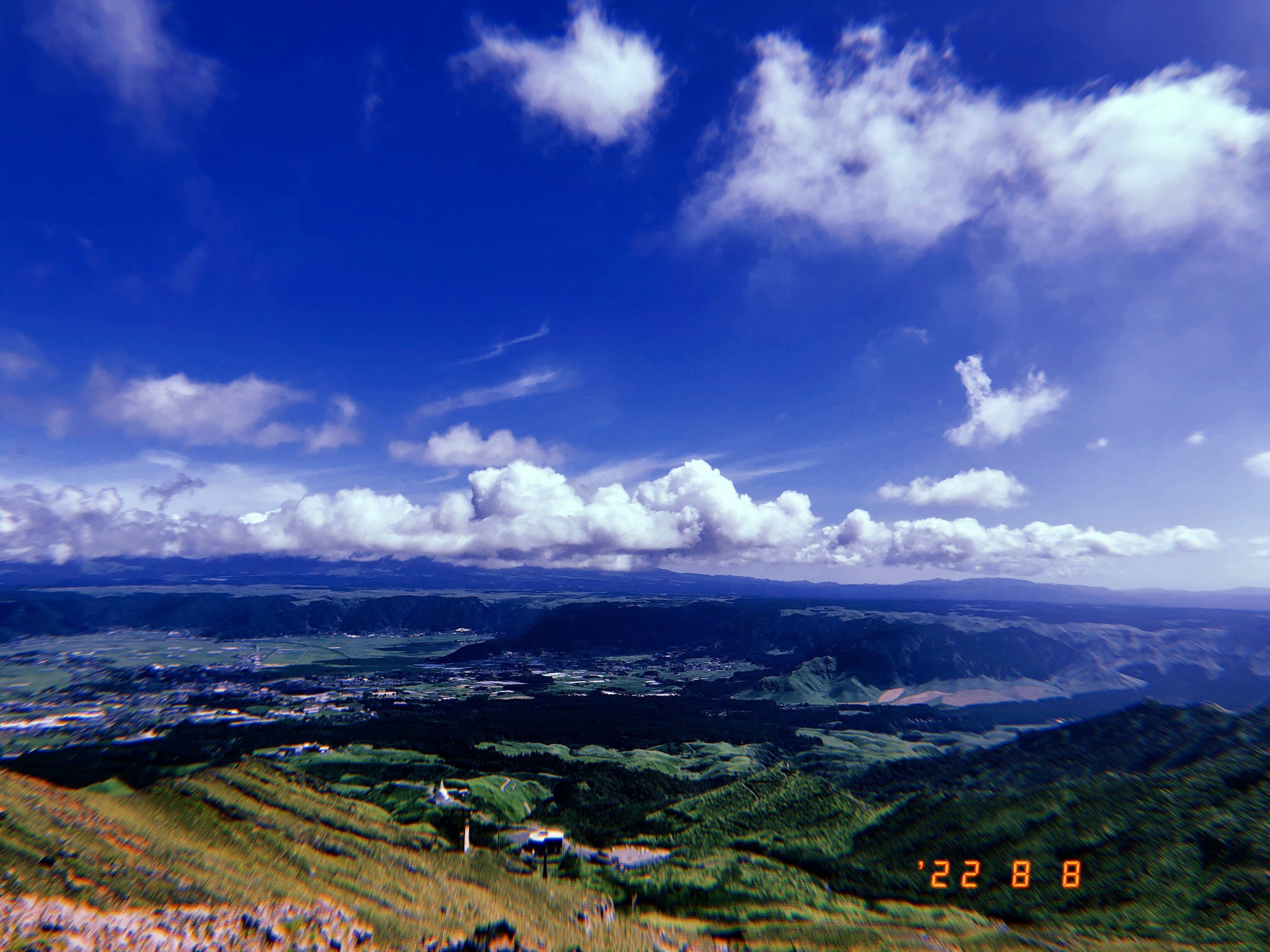 阿蘇山：中岳、高岳(2022.8.8)①｜ミナコ