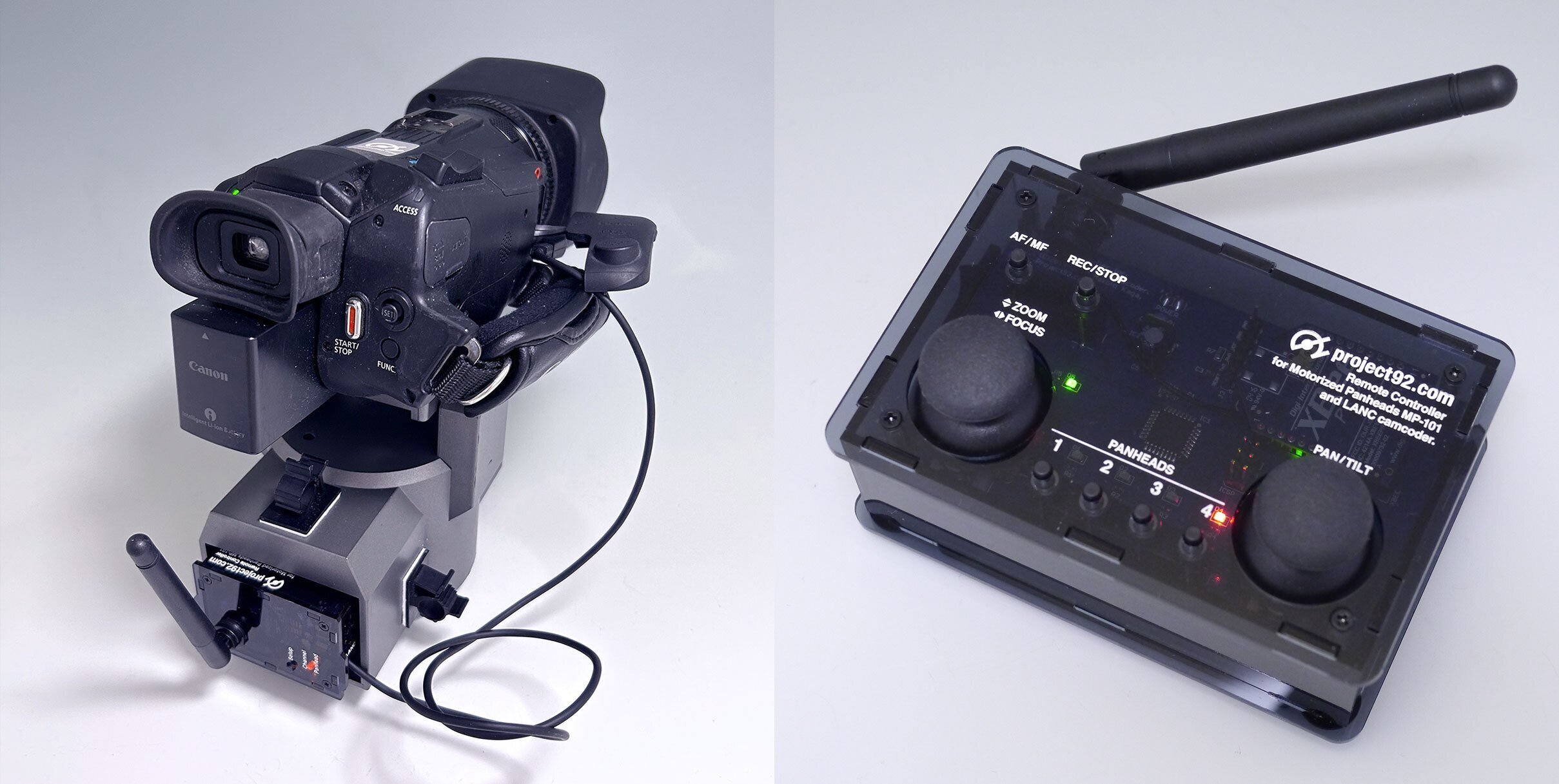 既存のビデオカメラやミラーレスカメラをリモートPTZカメラにする ...