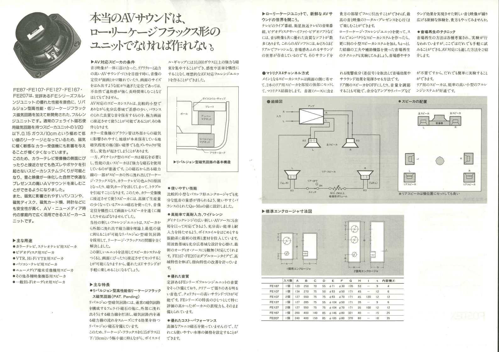 20cmフルレンジスピーカーの魅力 – Fostex オンラインショップ 20cmフルレンジスピーカーの魅力 – Fostex オンラインショップ
