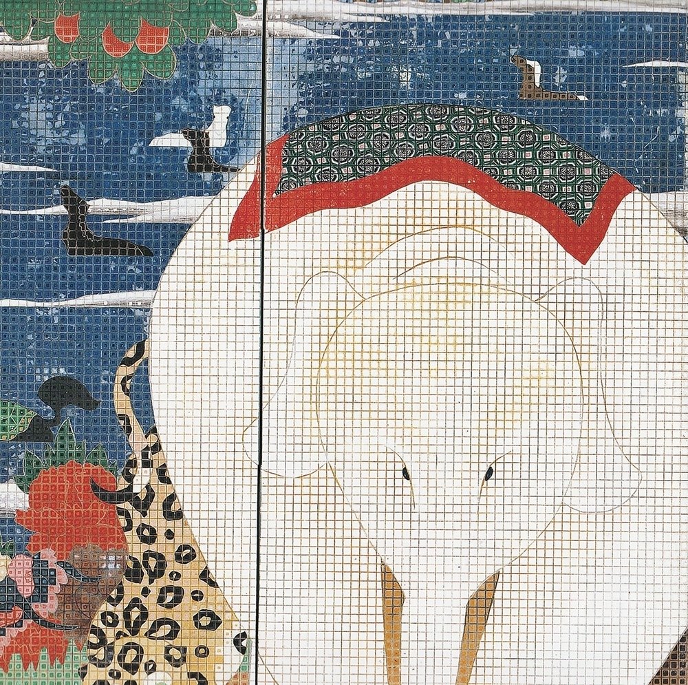 ポップさに包まれた狂気】若冲のモザイク屏風（升目描き）を語ろう