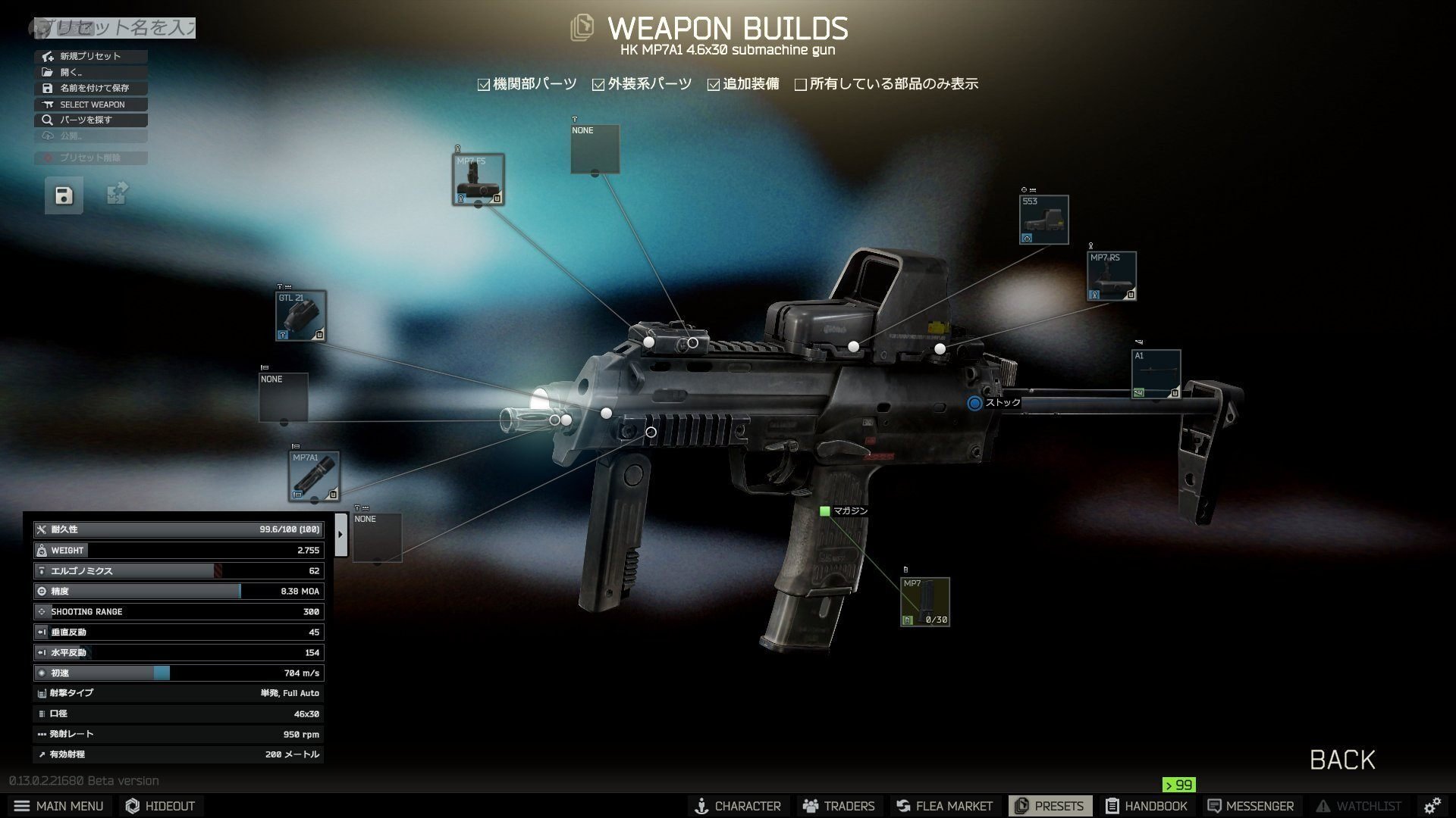 Escape from Tarkov】30Lv～36Lvのおすすめ武器｜ウズ科