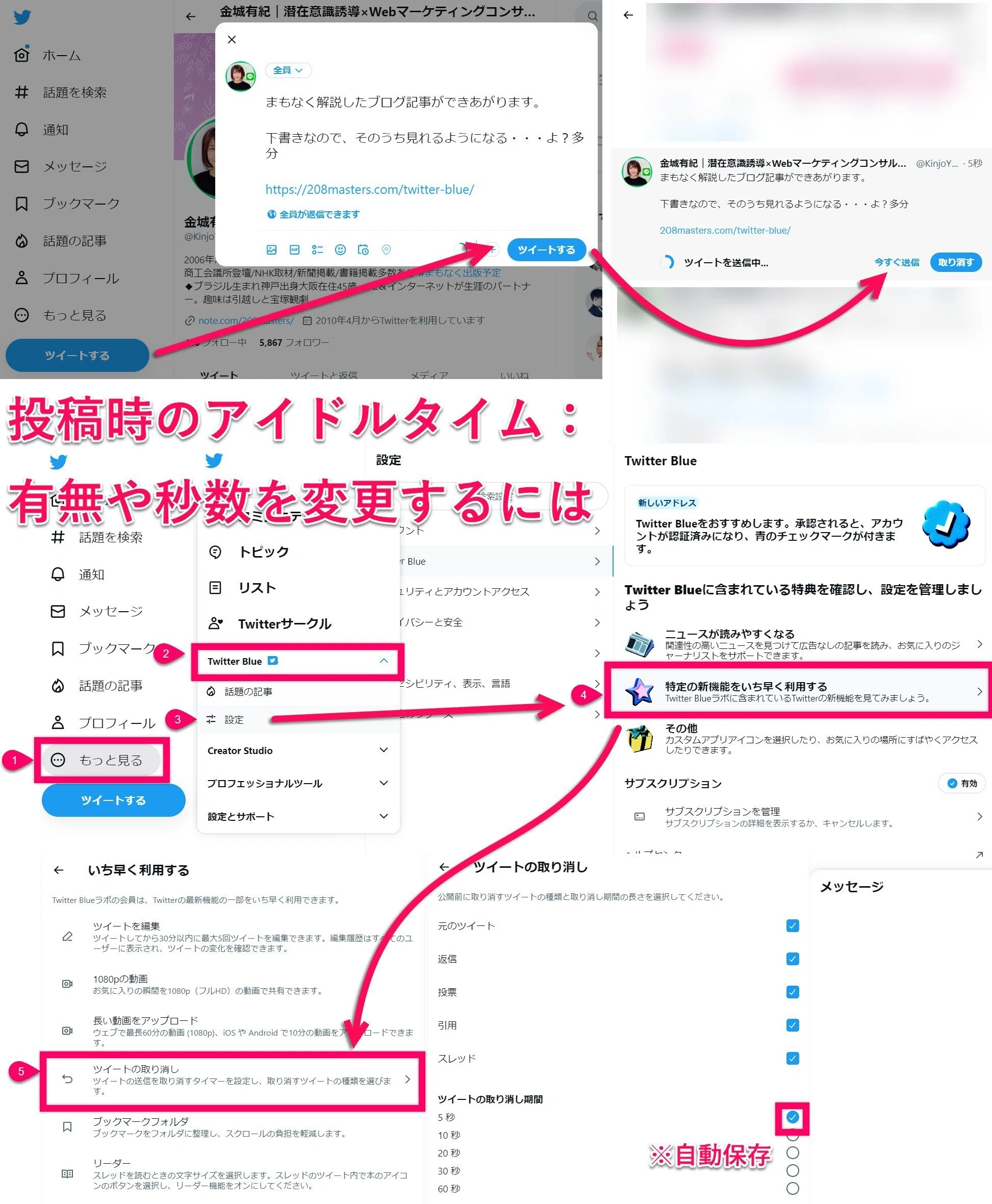 Twitter Blue(有料月額サービス)開始になったので導入してみた～検証