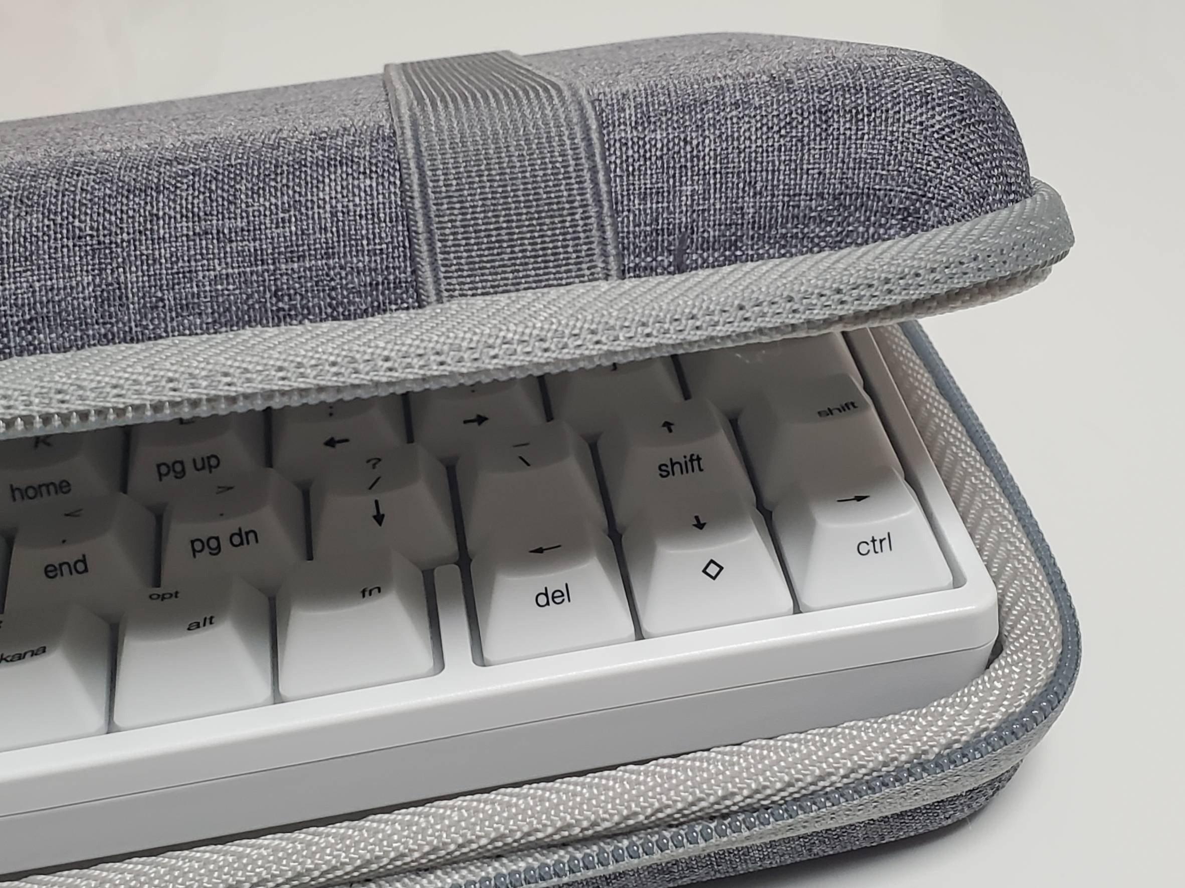 HHKBを収納できるキーボードケース。持ち運びだけでなく、普段のホコリ