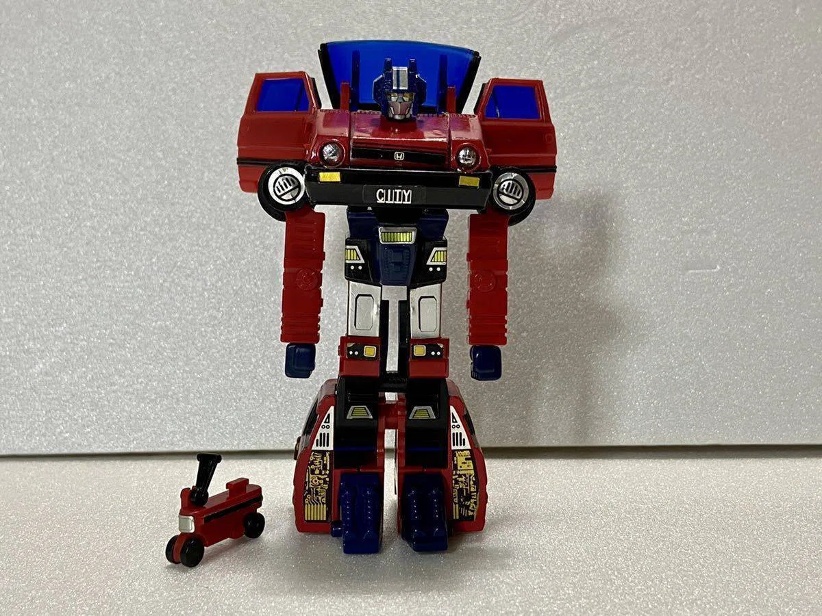 ホンダシティとカーロボットとトランスフォーマー｜鮭やん
