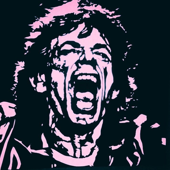 切り絵 ミック・ジャガー｜PAN