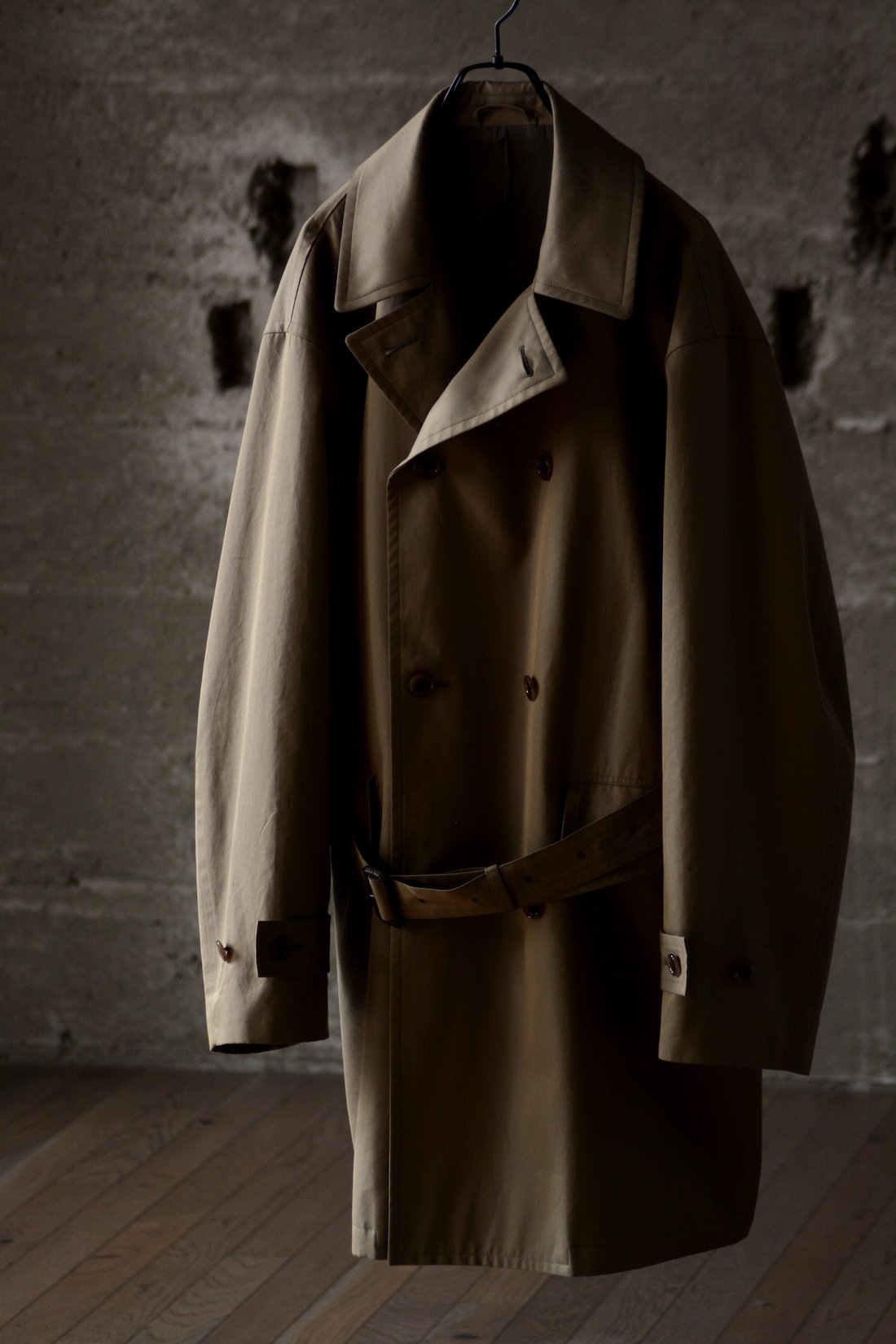 blurhms Gabardine half-length coat