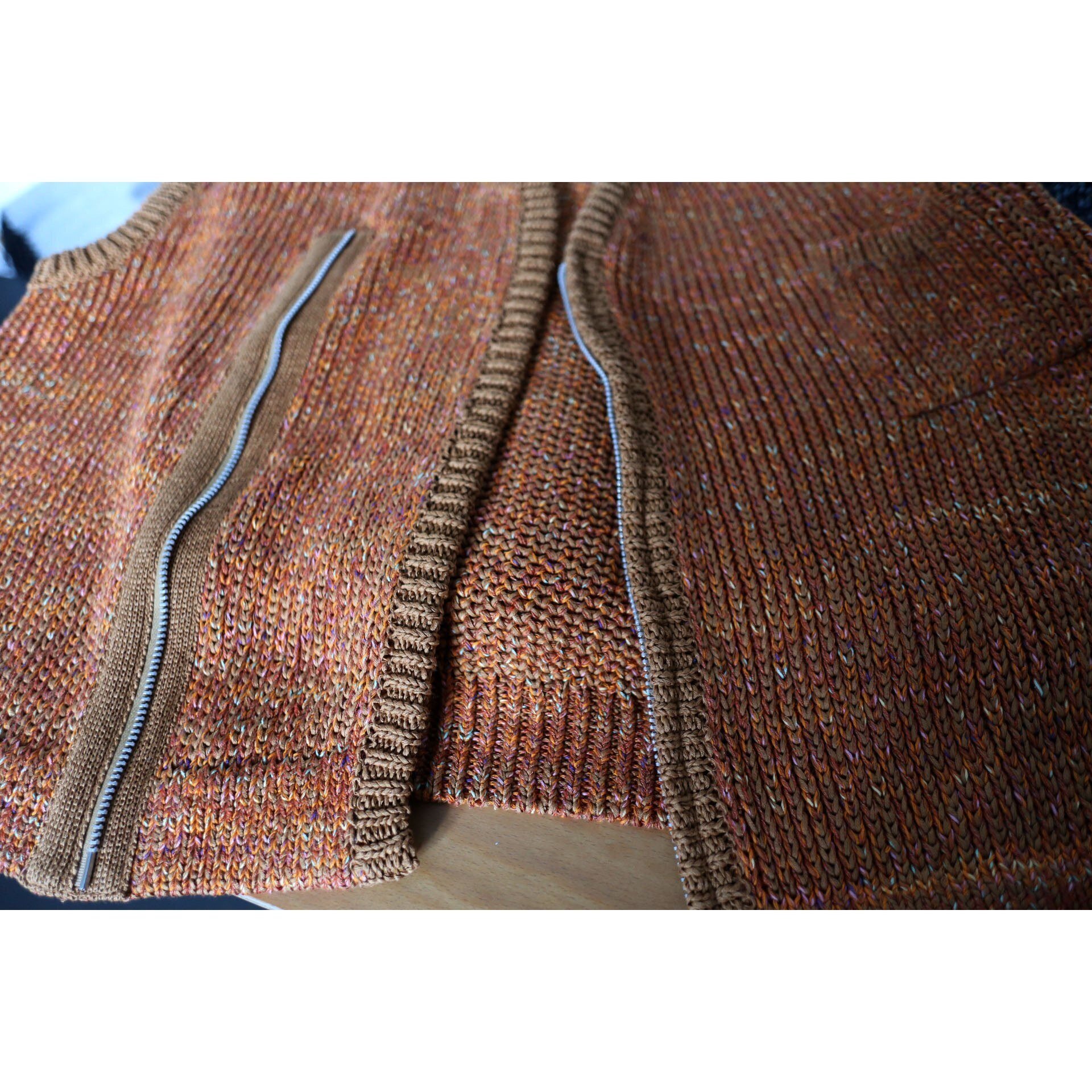 ENCOMING インカミング 24SS ニットベスト M ENCOMING(インカミング)-KNITTED ASYMMETRIC VEST- ちょうどよく