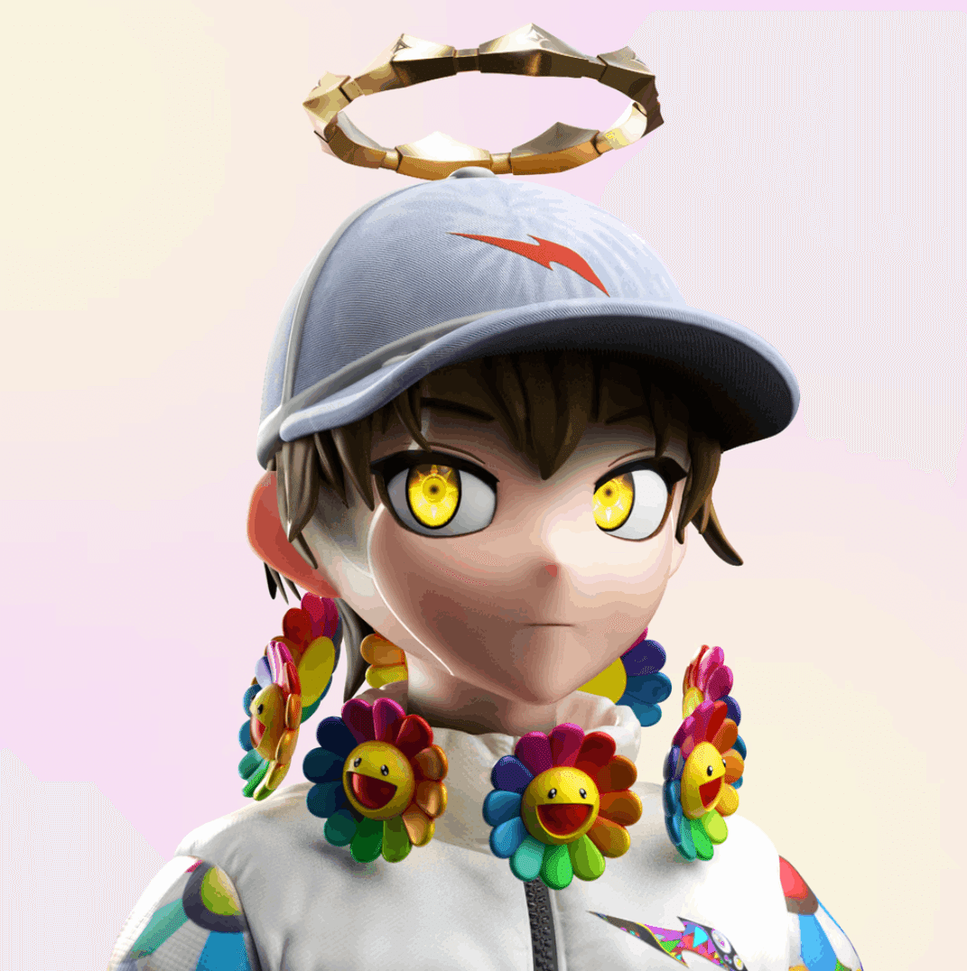 Amazon.co.jp: 真作保証村上隆「CLONE X × TAKASHI MURAKAMI#3