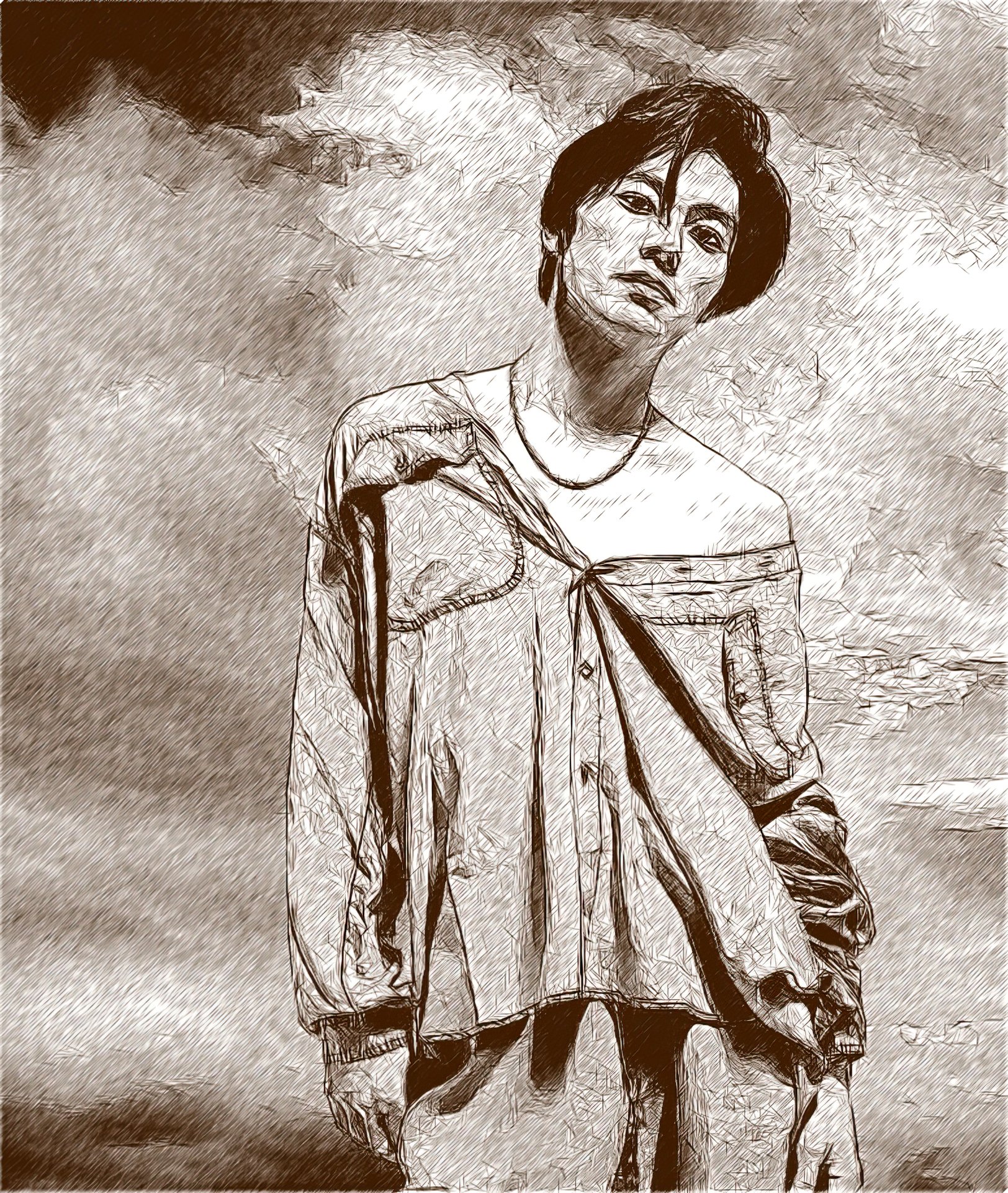 尾崎豊 油絵 尾崎豊 油絵 - メルカリ