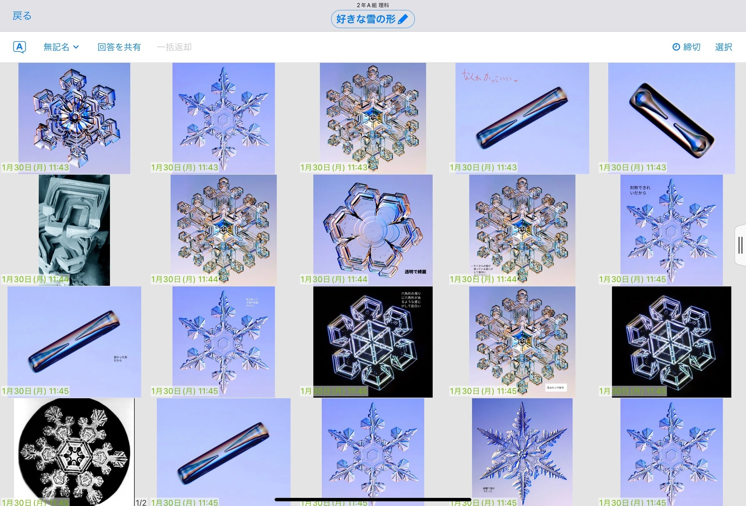 雪の結晶をつくってみよう】｜矢野充博