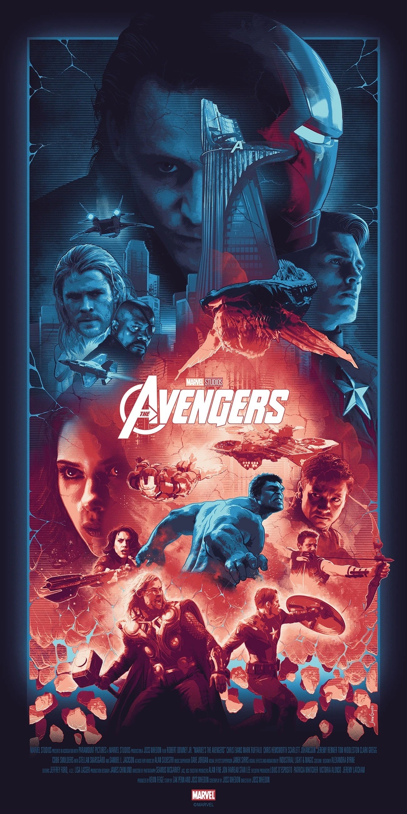 Amazon.co.jp: アートポスターアベンジャーズエンドゲームサイン