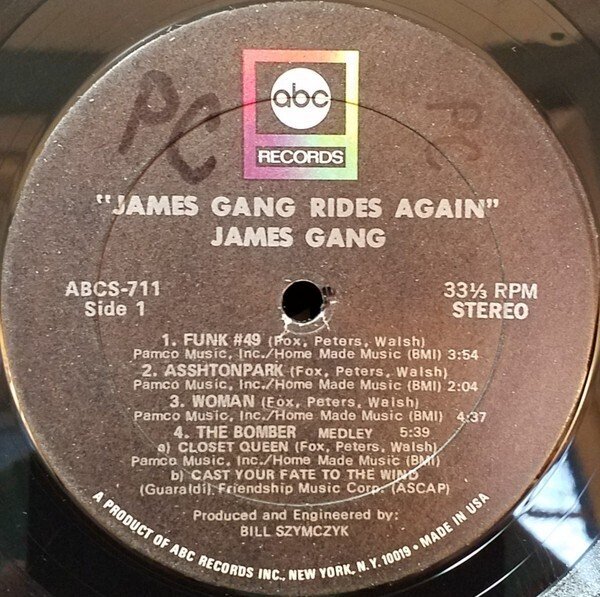 超レアプロモヴァイナルジェームス·ギャングYER ALBUM The James Gang Year Album (Limited Edition) Japan Music CD