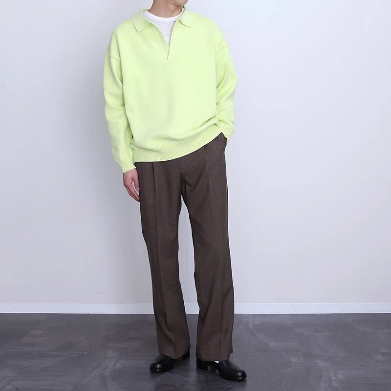 首元の印象って大事ですよね。【MEIAS】LILY CO/PE SKIPPER PULL OVER