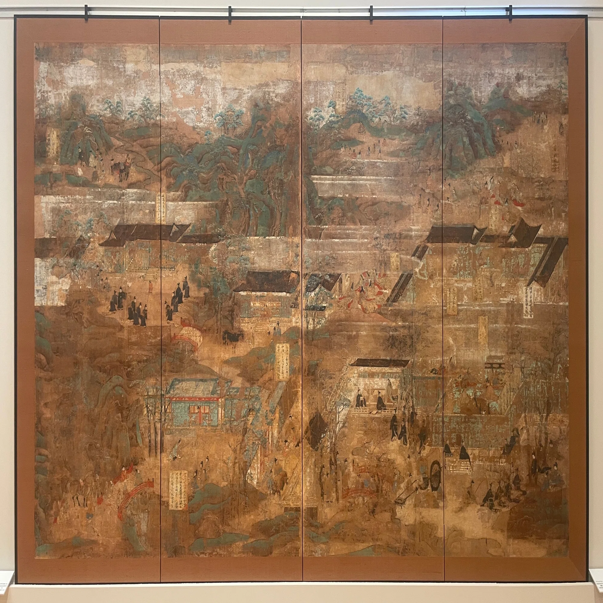 国宝『聖徳太子絵伝』を間近で見たら、その精緻な描写がゴイスーだった 