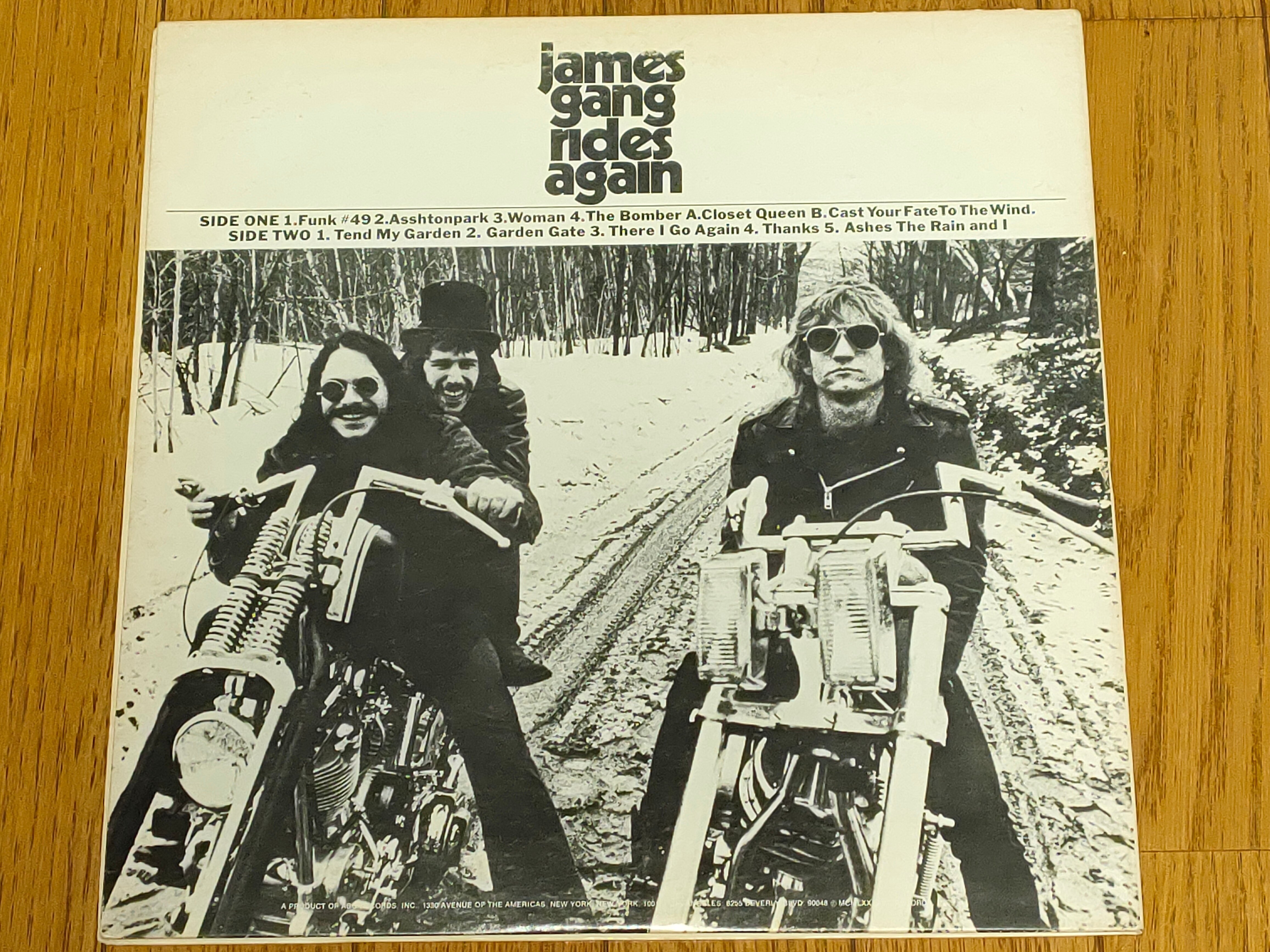 James Gang Rides Again】(1970) アナログ盤から見た 