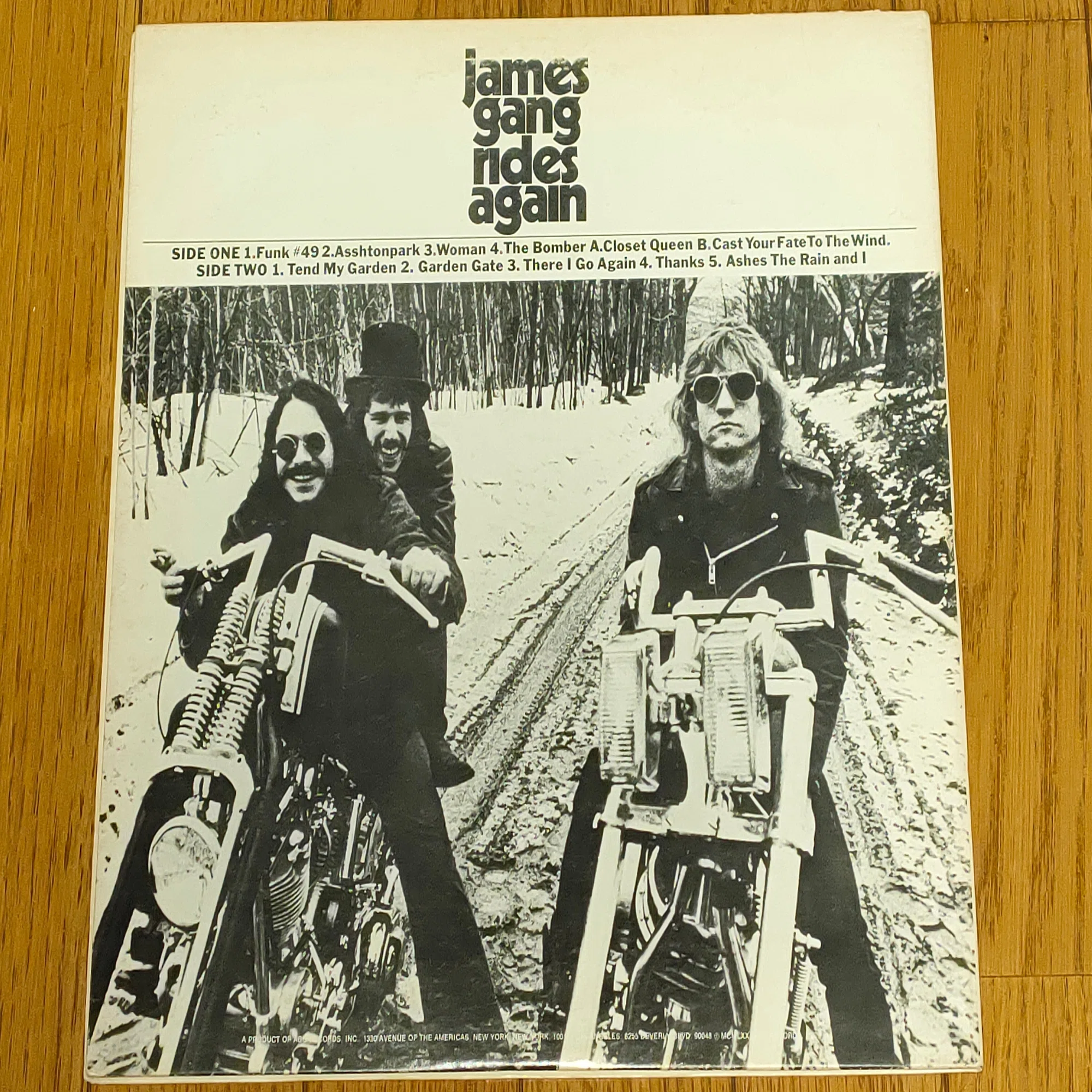 James Gang Rides Again】(1970) アナログ盤から見た 