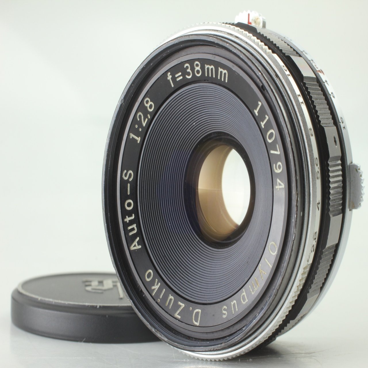 Olympus F.Zuiko 38mm F/1.8 ペンF用レンズの分解｜フィルムカメラ修理  