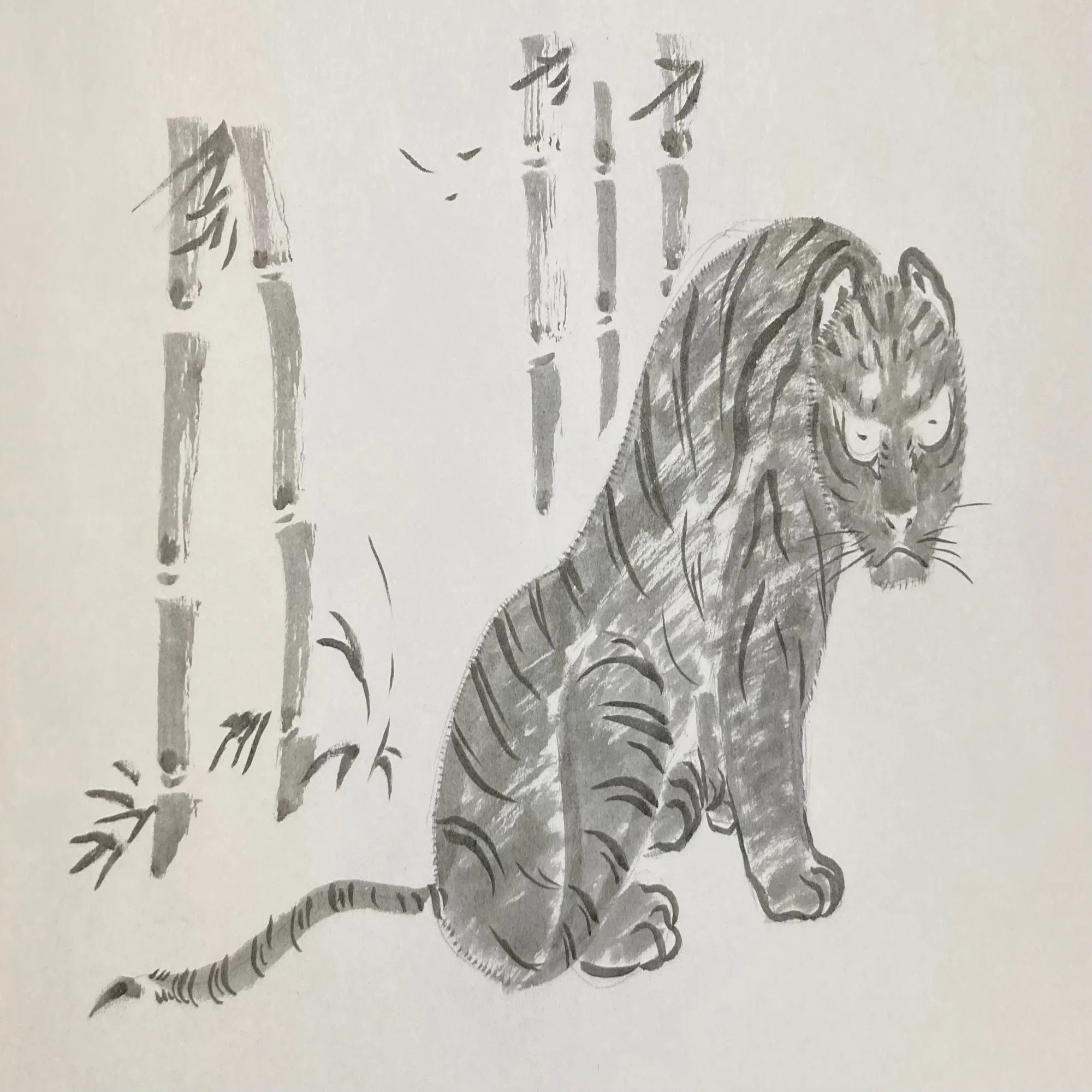 日本の虎の絵〜時代順においかけてみた〜(前編)｜水虎