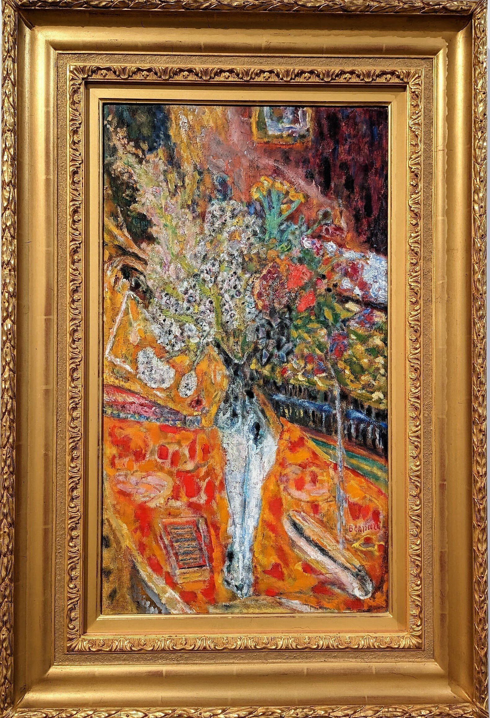 ピエール・ボナール 、【パリの河岸】、希少画集画、新品高級額・額装付、状態良好 ピエール・ボナール 、【パリの河岸】、希少画集画、新品高級額・額装