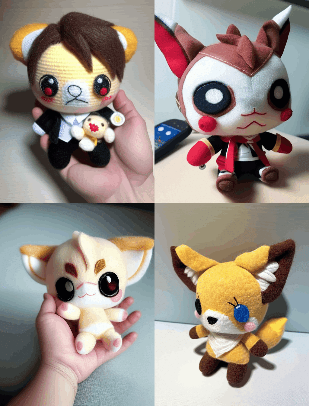 Nijijourney：ちびキャラのぬいぐるみ｜みれのスクラップ