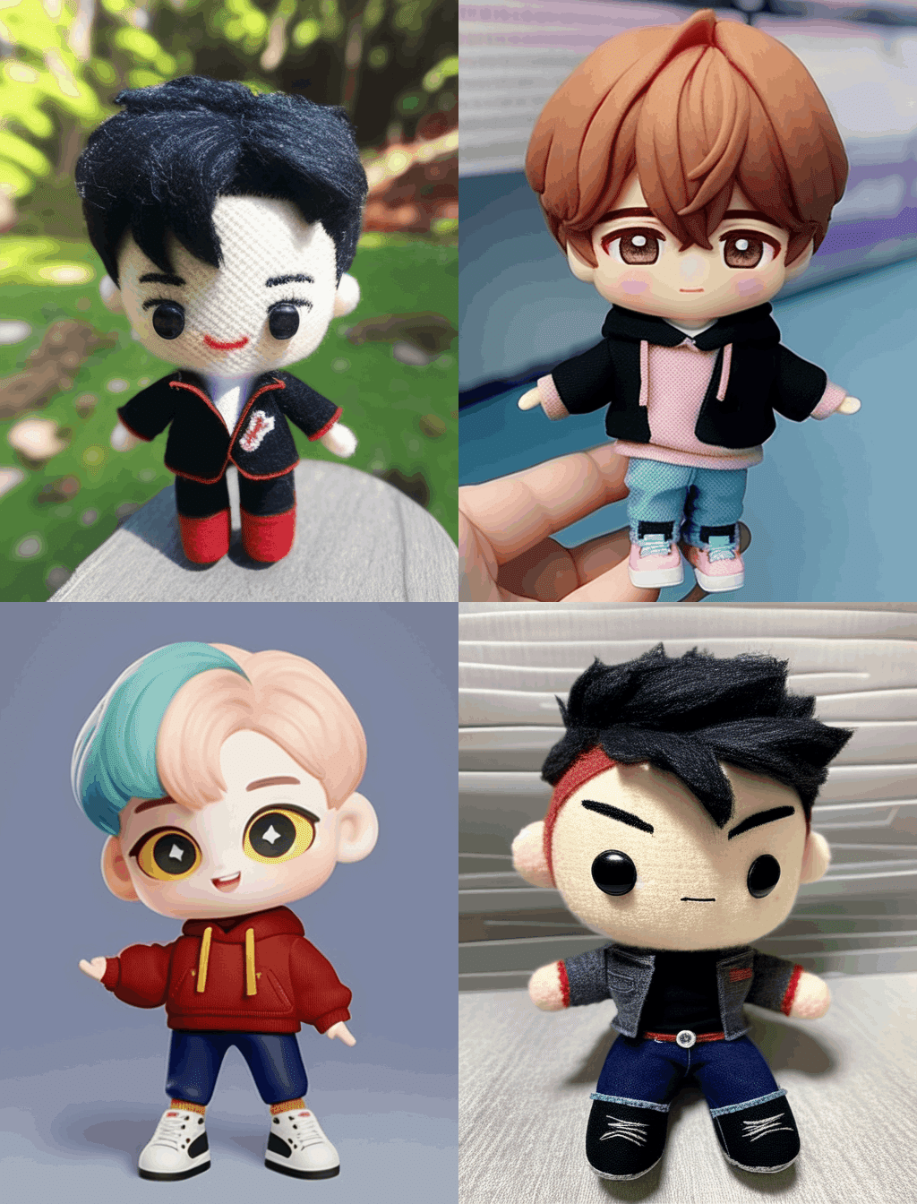 Nijijourney：ちびキャラのぬいぐるみ｜みれのスクラップ