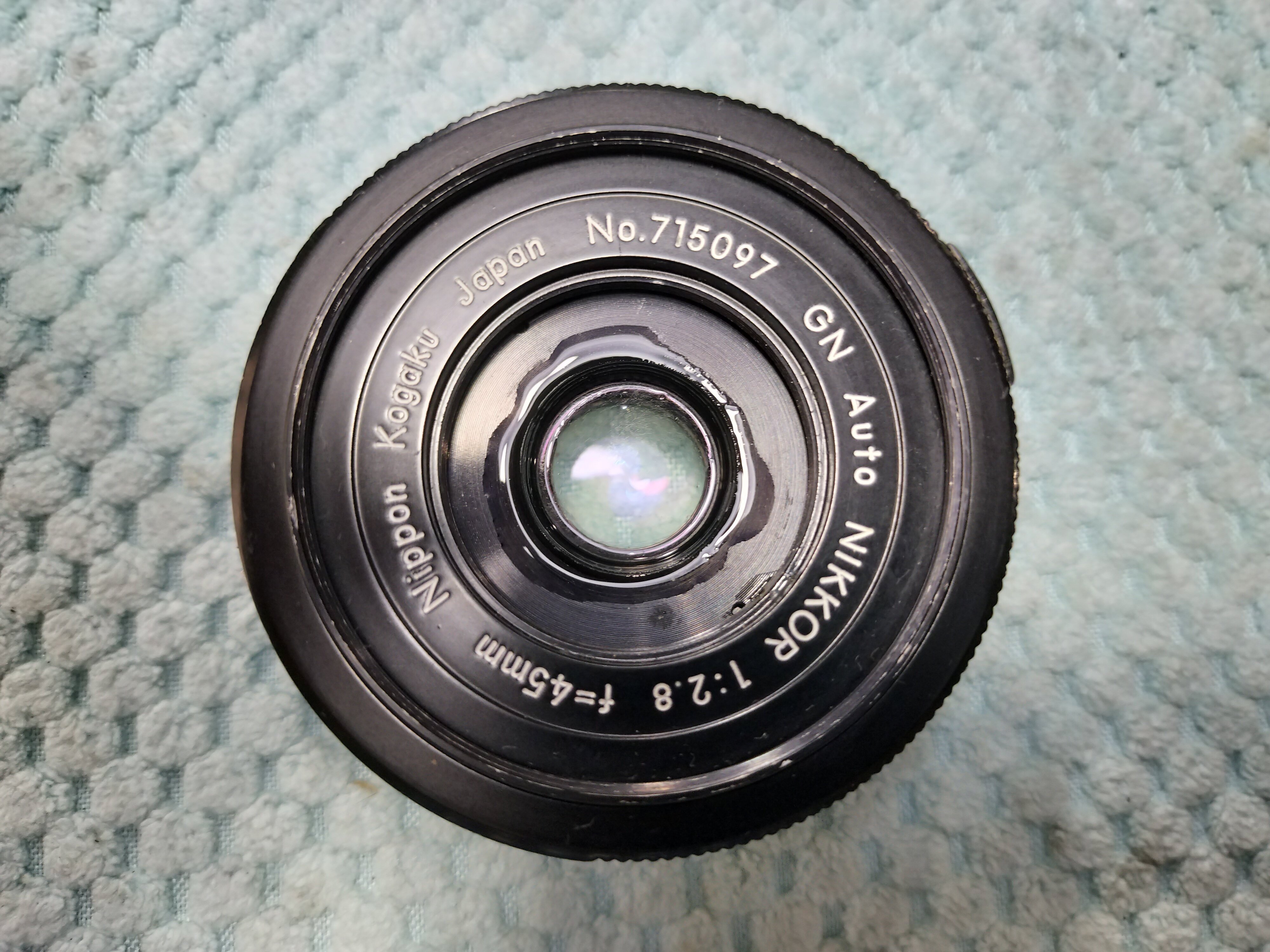 Nikon GN Nikkor 45mm F/2.8の分解｜フィルムカメラ修理のアクアカメラ