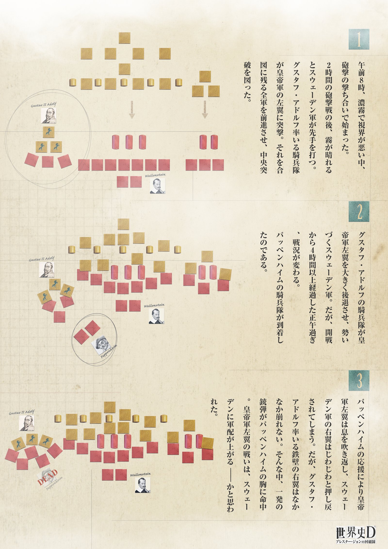 人口の1/3が消えた戦争【第3章 第17話 リュッツェンの戦い②】 世界史D｜プレスター・ジョン Prester John｜note