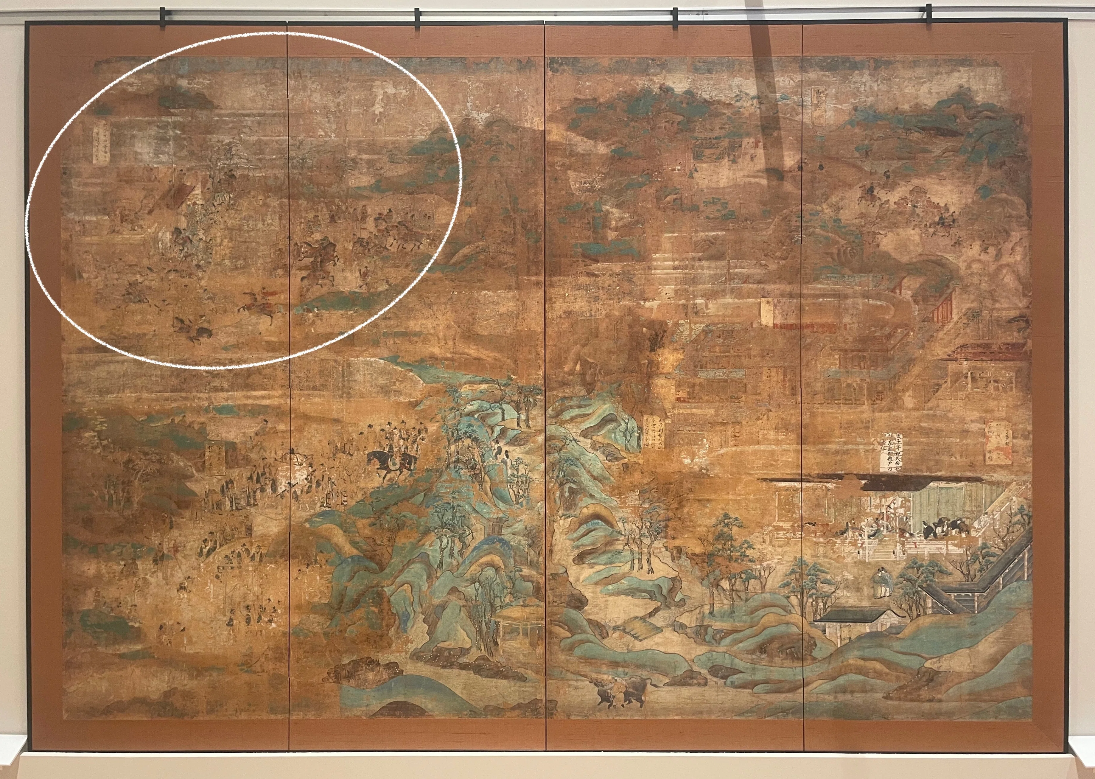国宝『聖徳太子絵伝』を間近で見たら、合戦図の迫力が凄かった