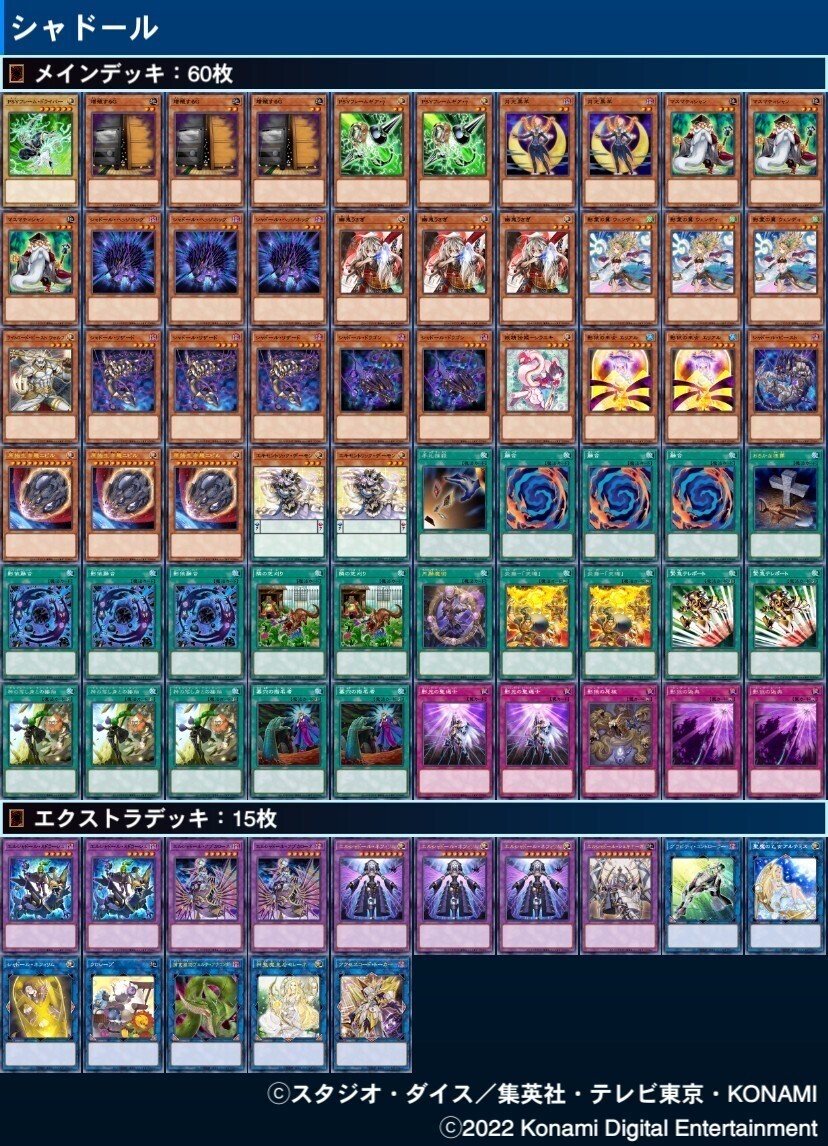 シャドールデッキの初動率｜ばんべん