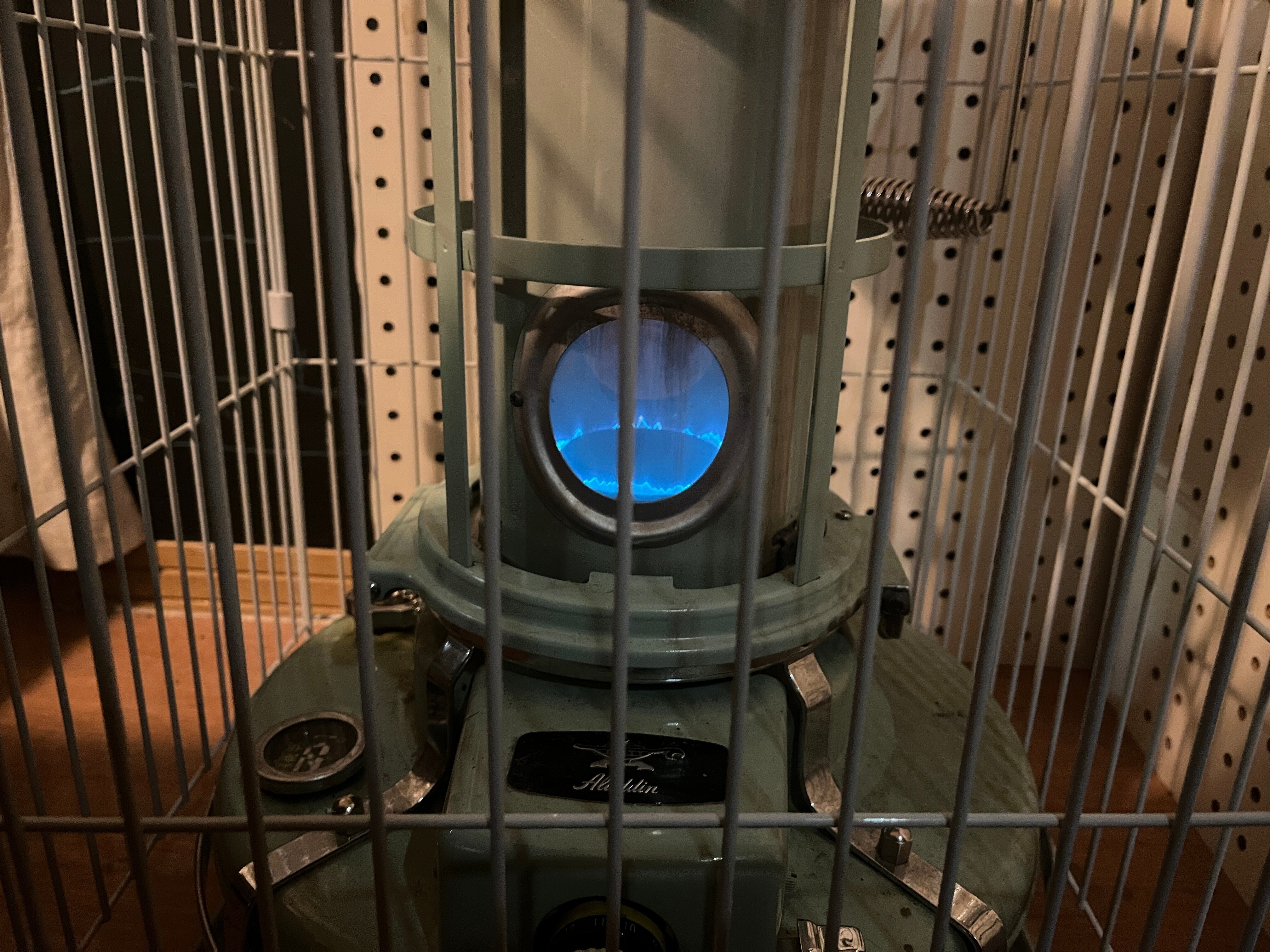 アラジンストーブ芯交換｜NAKADA Shugo