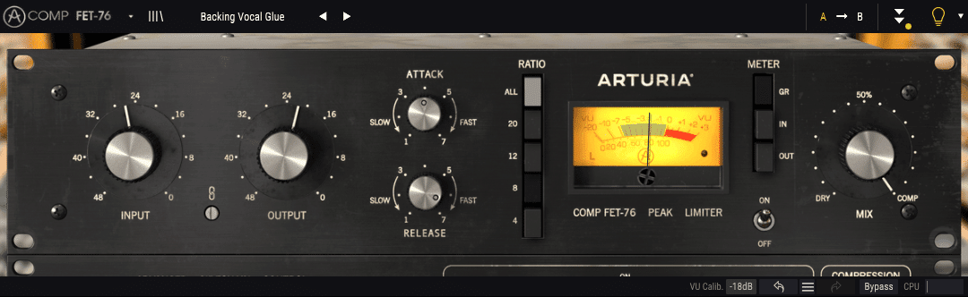 ギター 1176 comp Universal Audio : 青木征洋が弾く UAFX 1176 Studio Compressor