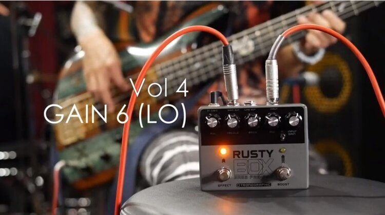 激しいベースには不可欠なプリアンプ！Tronographic Rusty BoxをFIRE