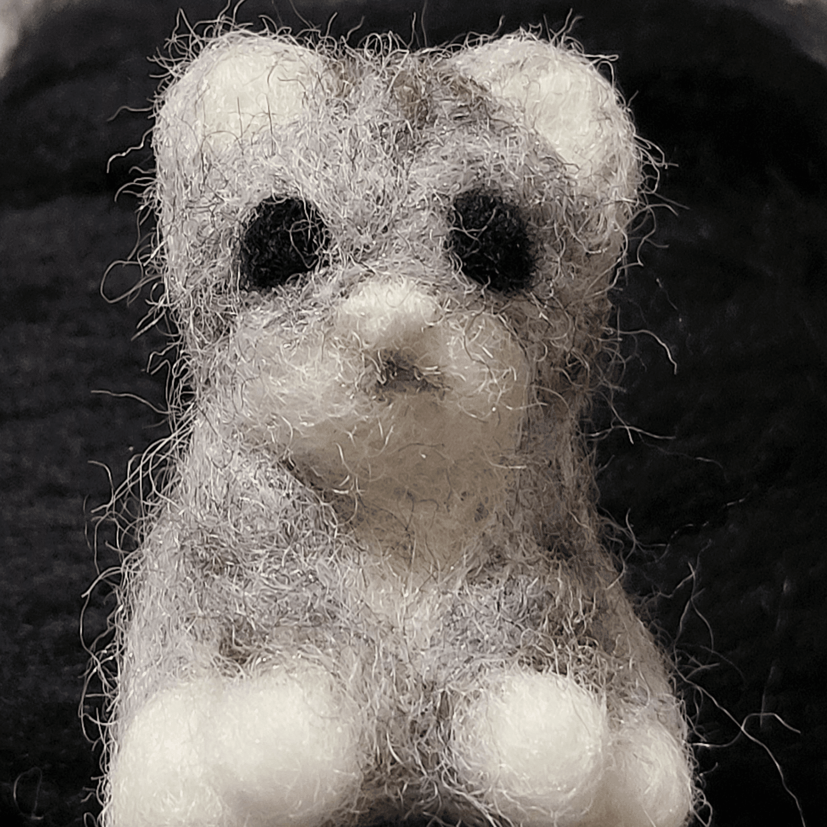 羊毛フェルトで初めての作品製作☆（邪神降誕）｜aosagi