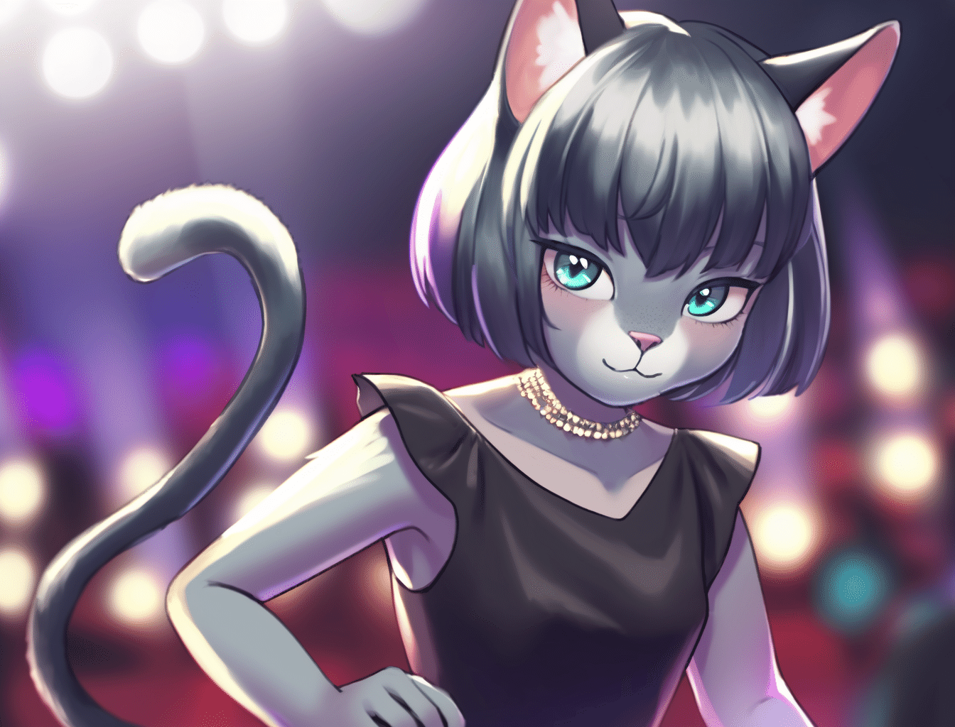 ニンジャスレイヤーTRPGの自PC（ネコ・ケモノパンクス）｜origa_mi_dra