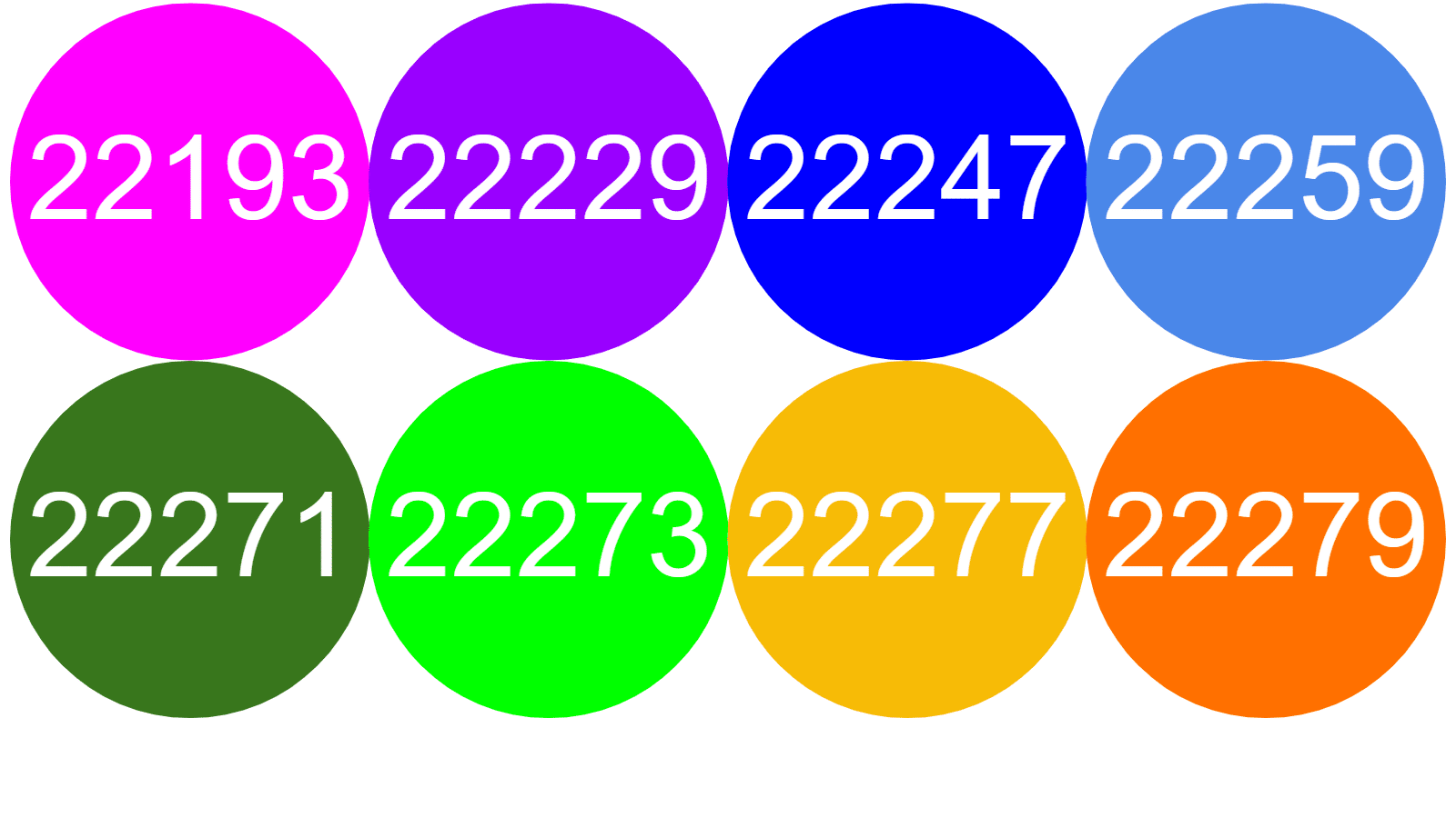 第7回】5桁の素数鑑賞【22003-23993】｜SOSULover(NumberMania)